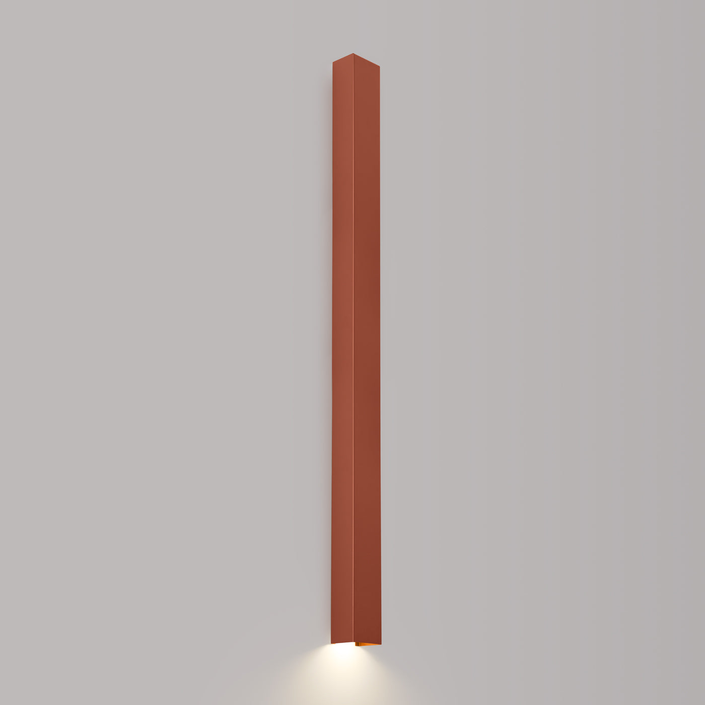 Kinkiet Freya 120 cm ochra czerwona