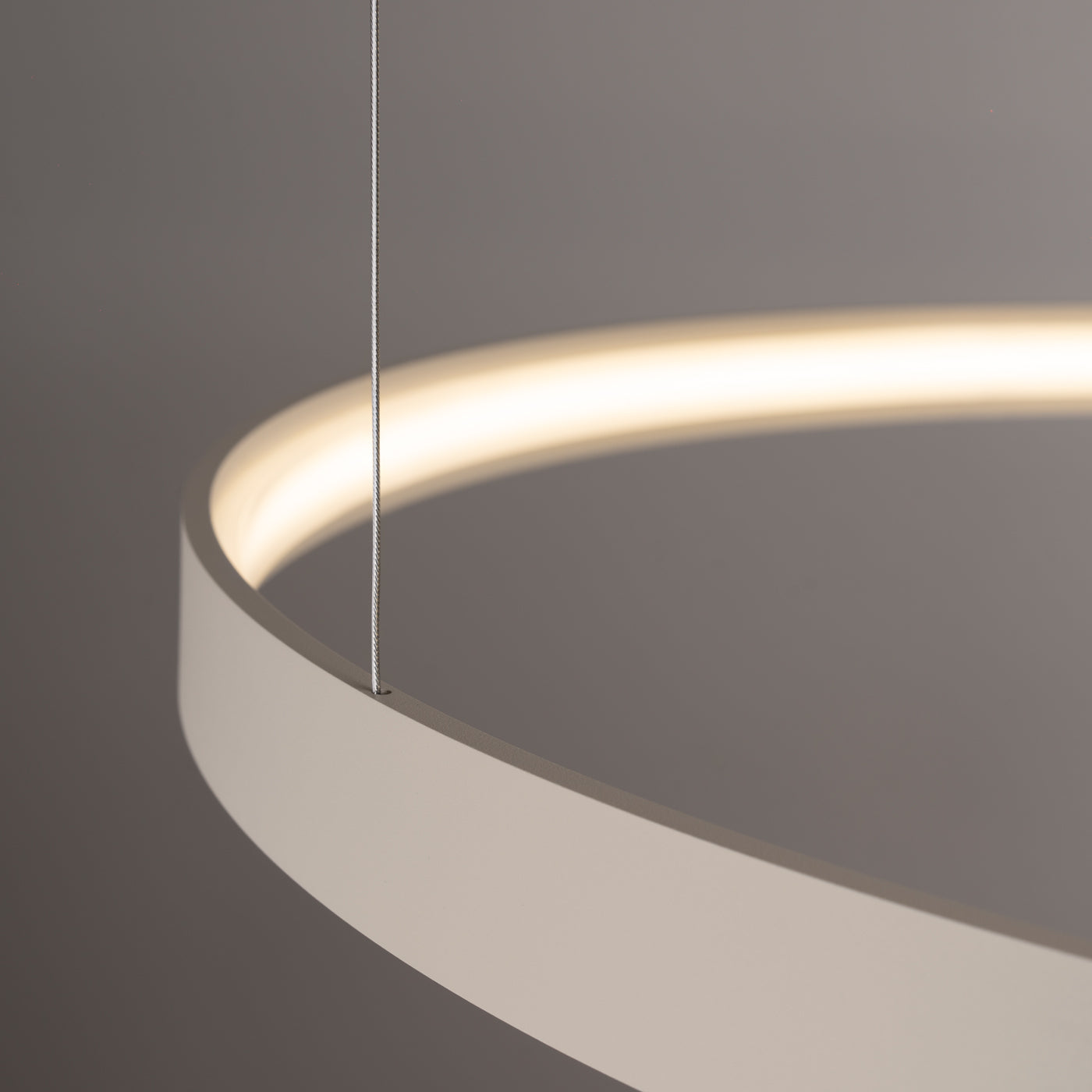 Żyrandol Rio LED 55 cm beżowy 3000K
