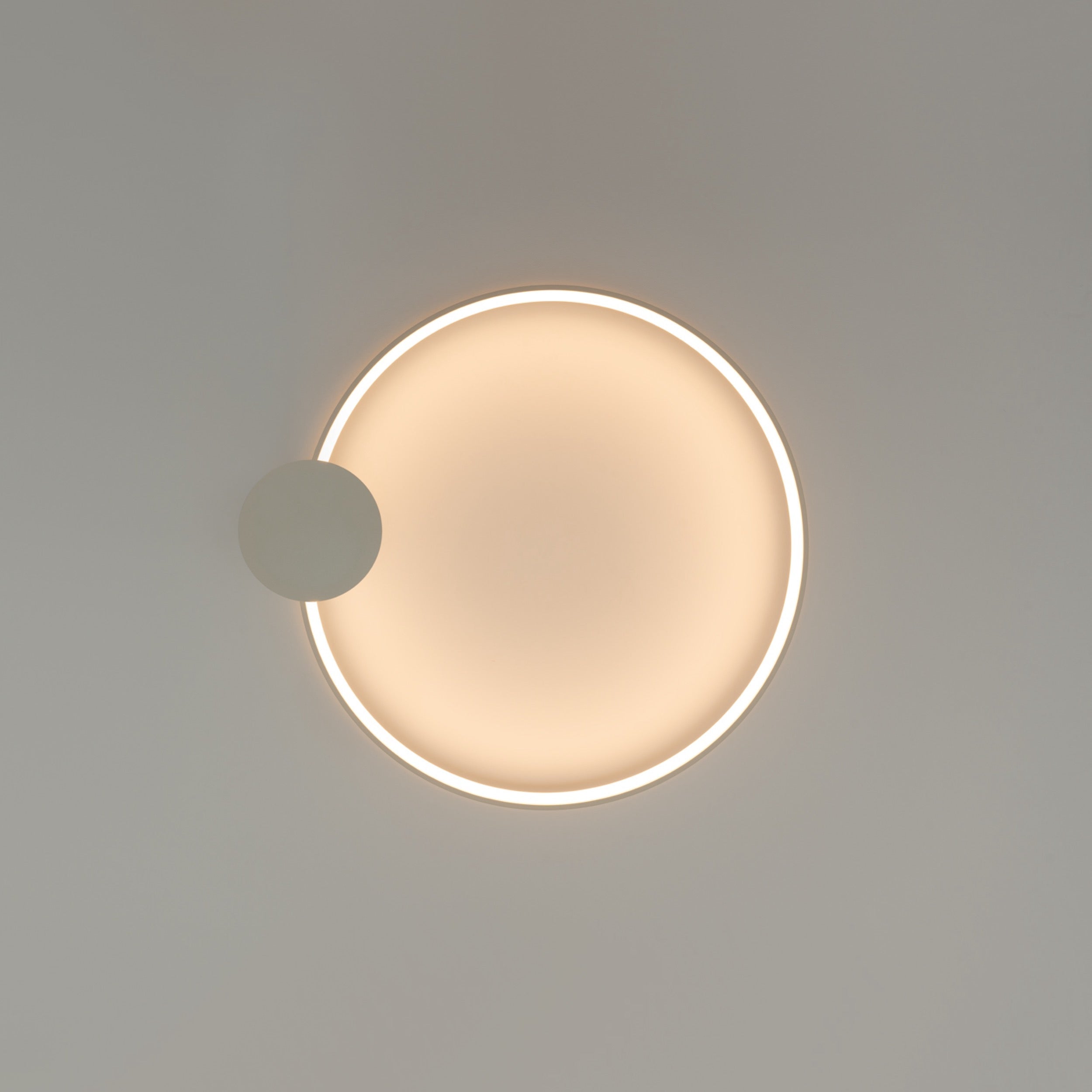 Plafon Rio 55 cm beżowy LED barwa ciepła