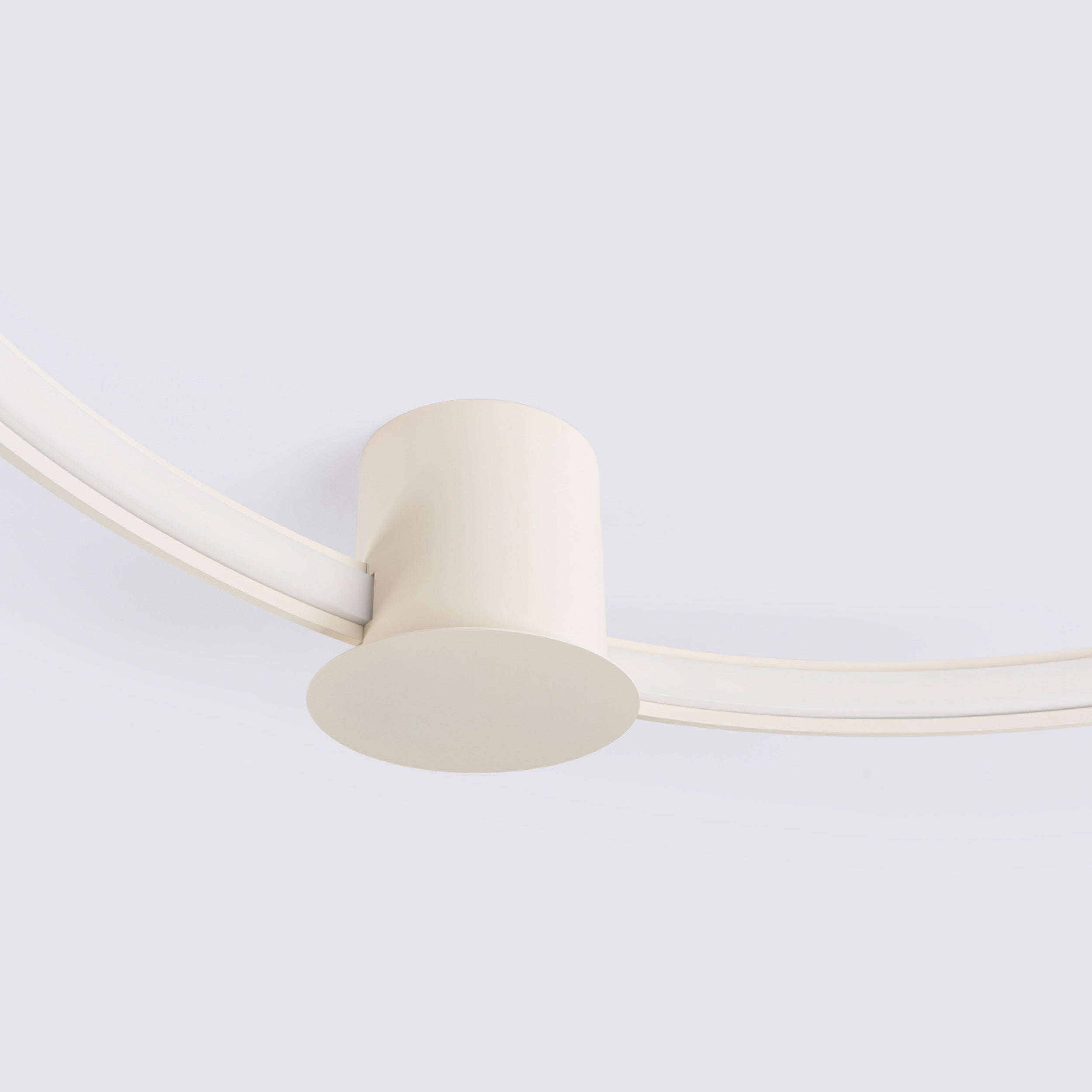Plafon Rio 55 cm beżowy LED barwa neutralna