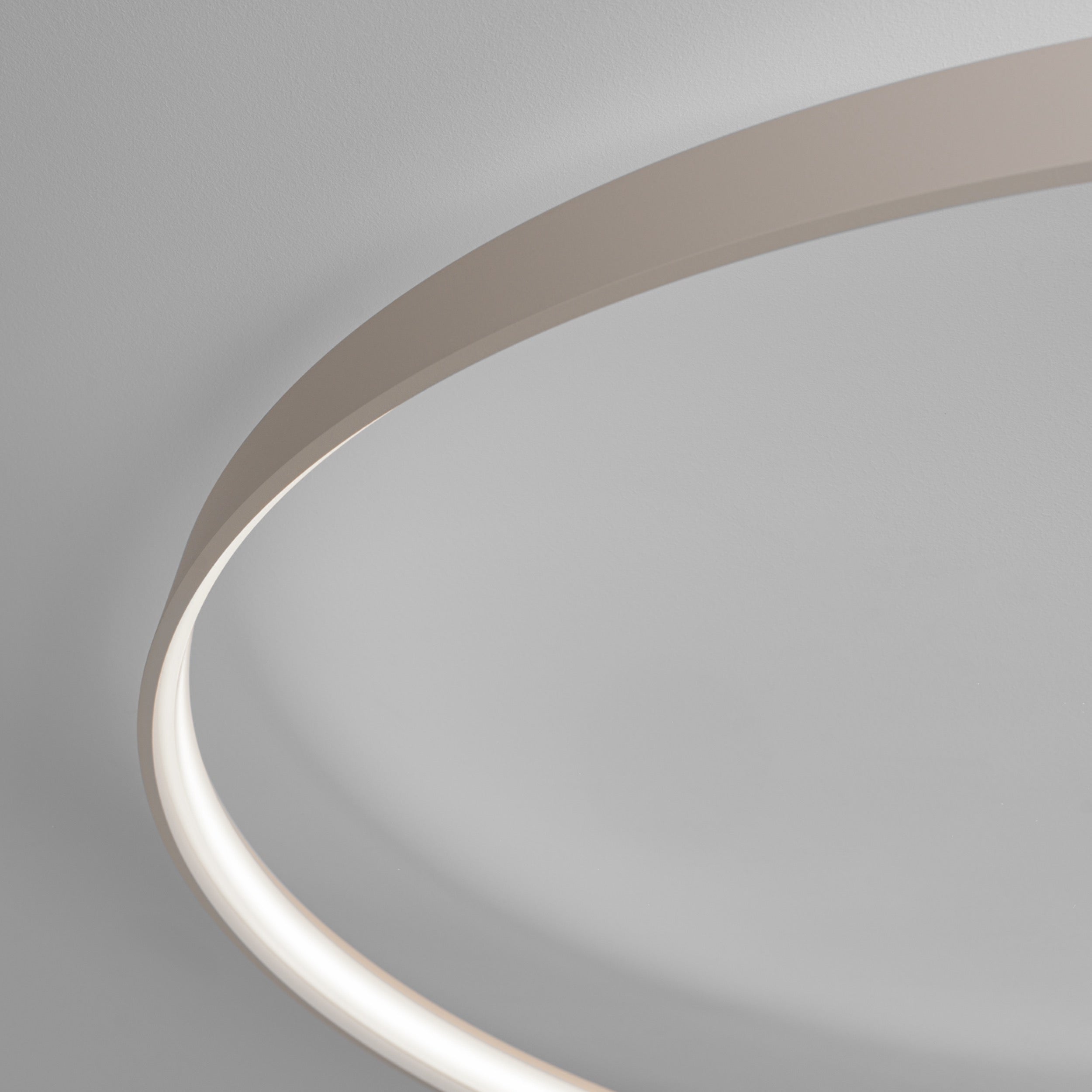 Plafon Rio 55 cm beżowy LED barwa neutralna