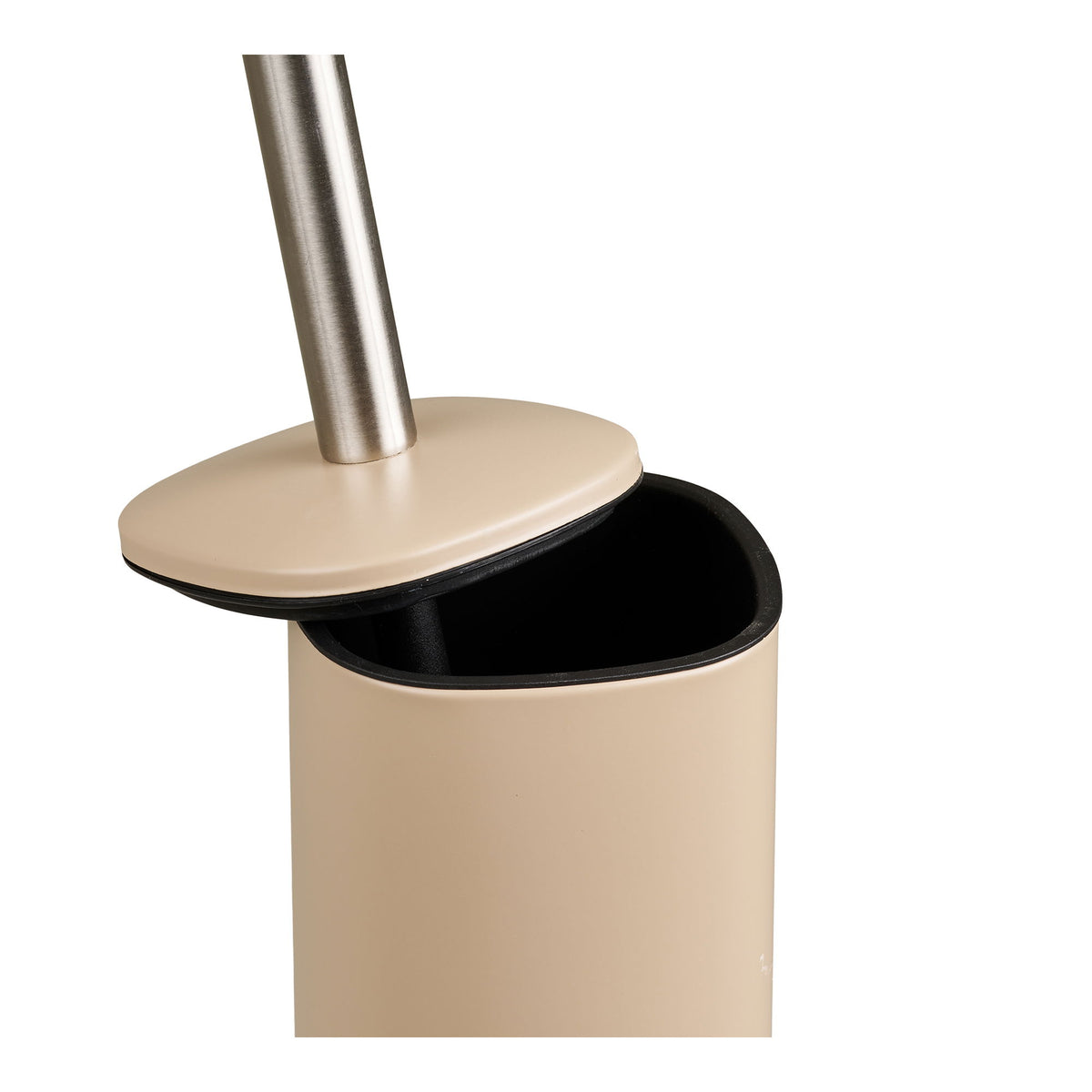 Szczotka do WC Lodi beżowa - materiał metal