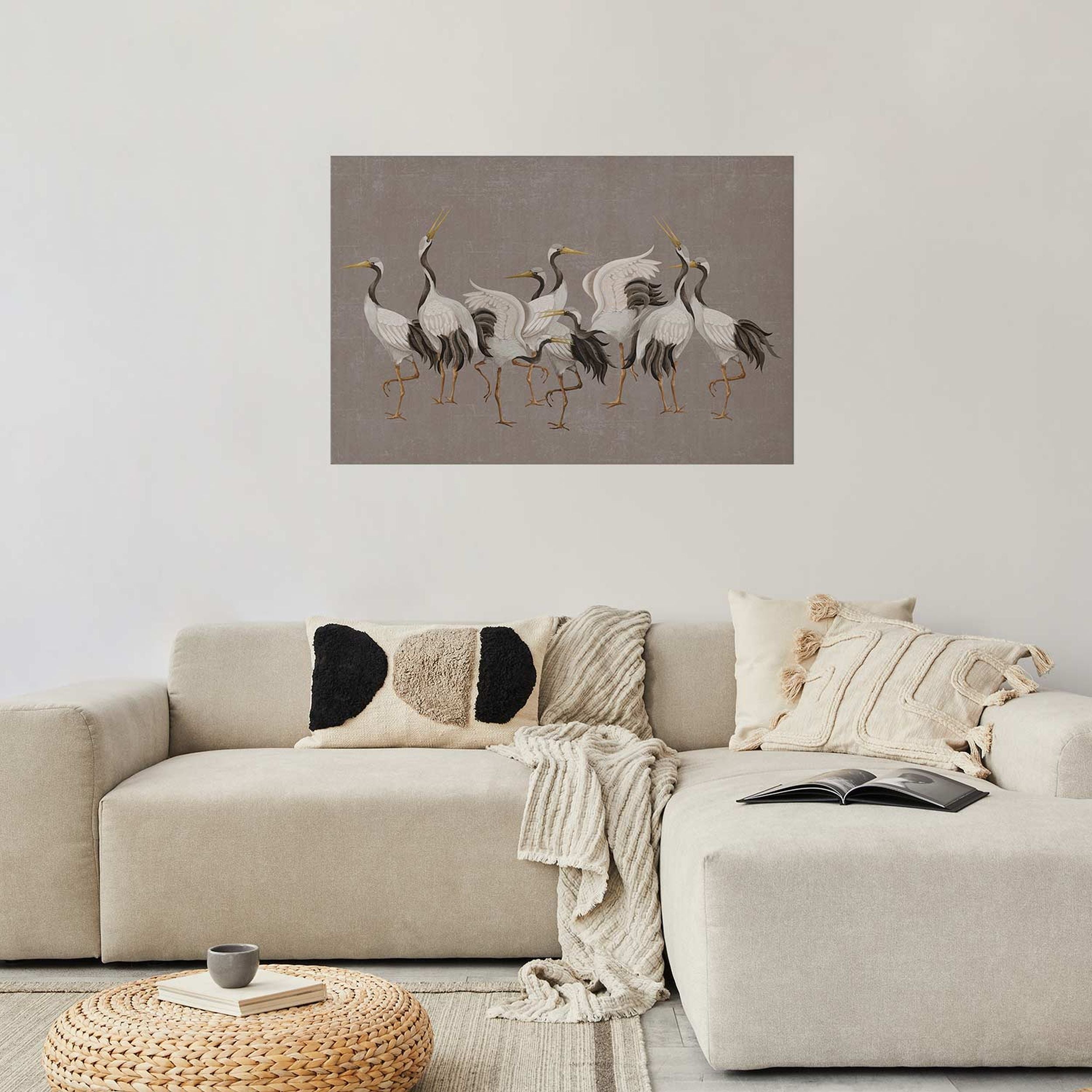 Plakat Taniec żurawi 90x60 cm