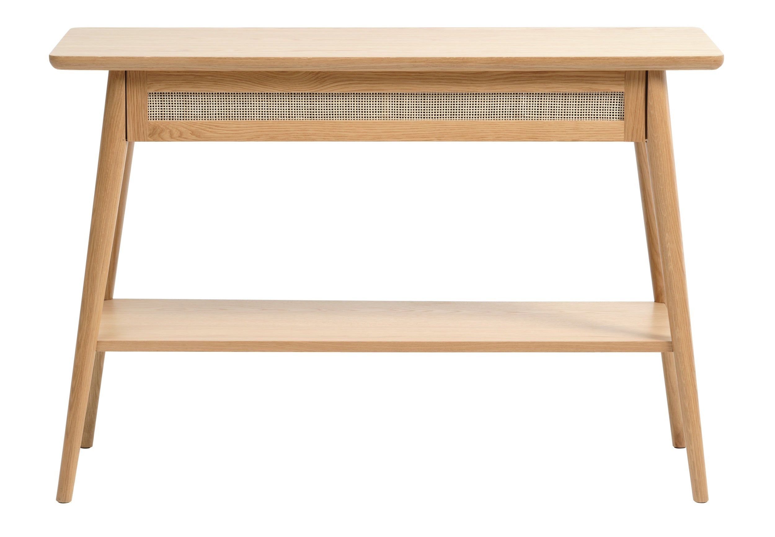 Konsola Visimmy 110x40 cm dąb/plecionka