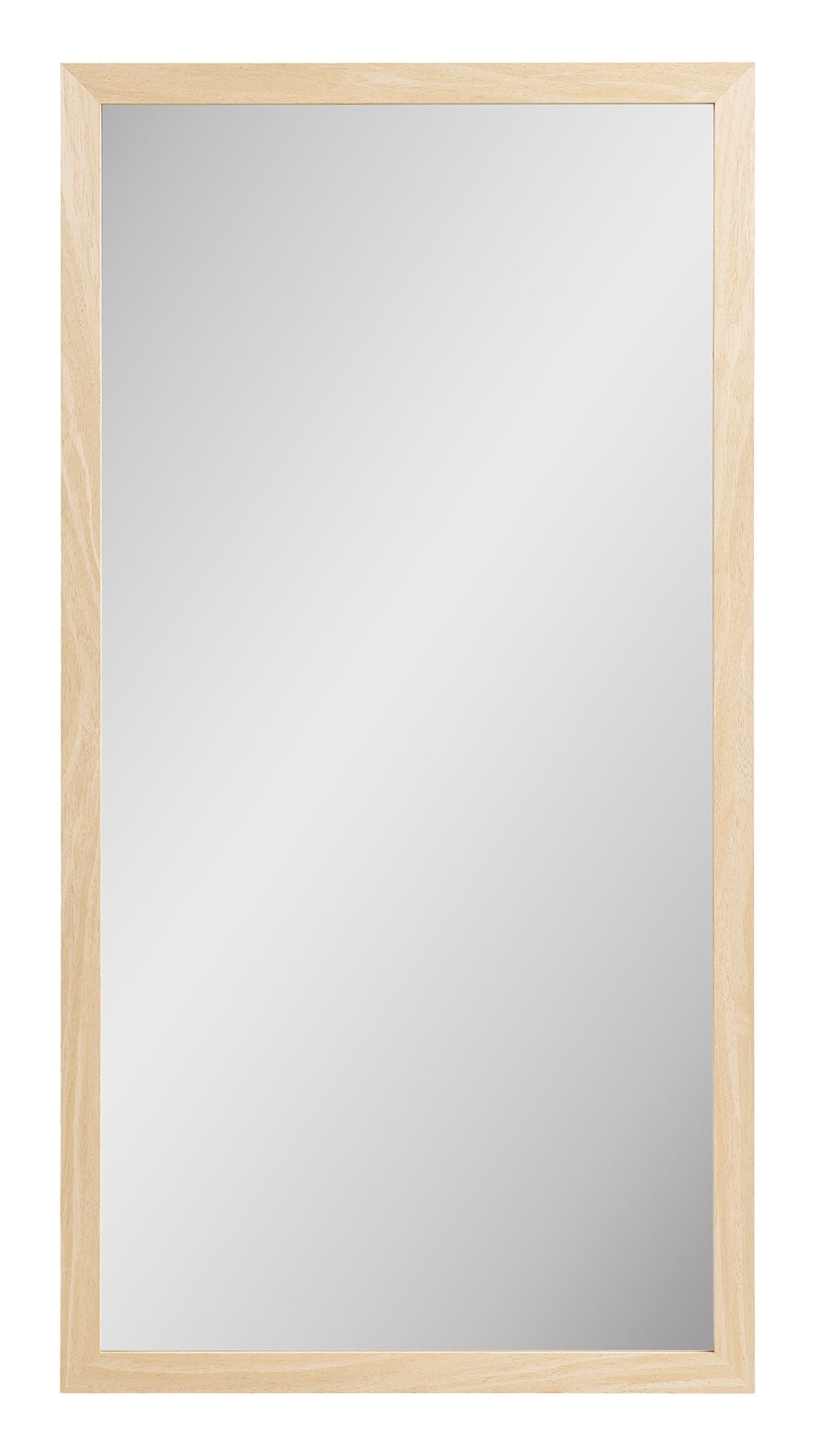 Lustro Scottsdale 75x45 cm w jasnobrązowej ramie