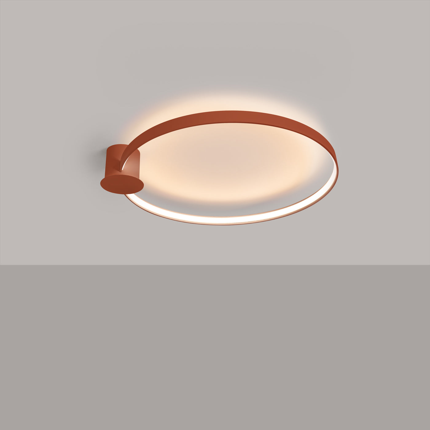 Plafon Rio LED 78 cm ochra czerwona 3000K