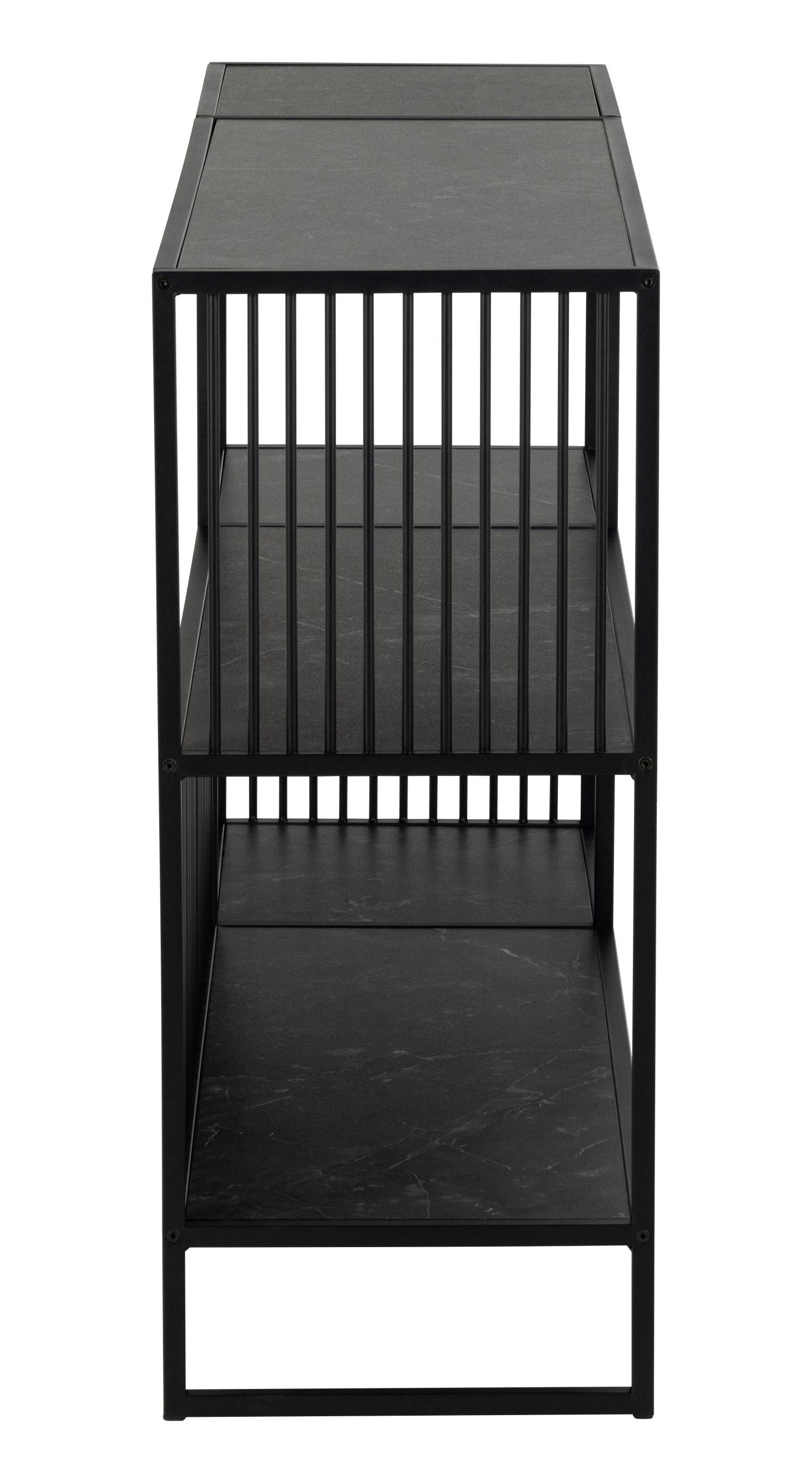 Regał niski Velook metalowy 83 cm - styl nowoczesny