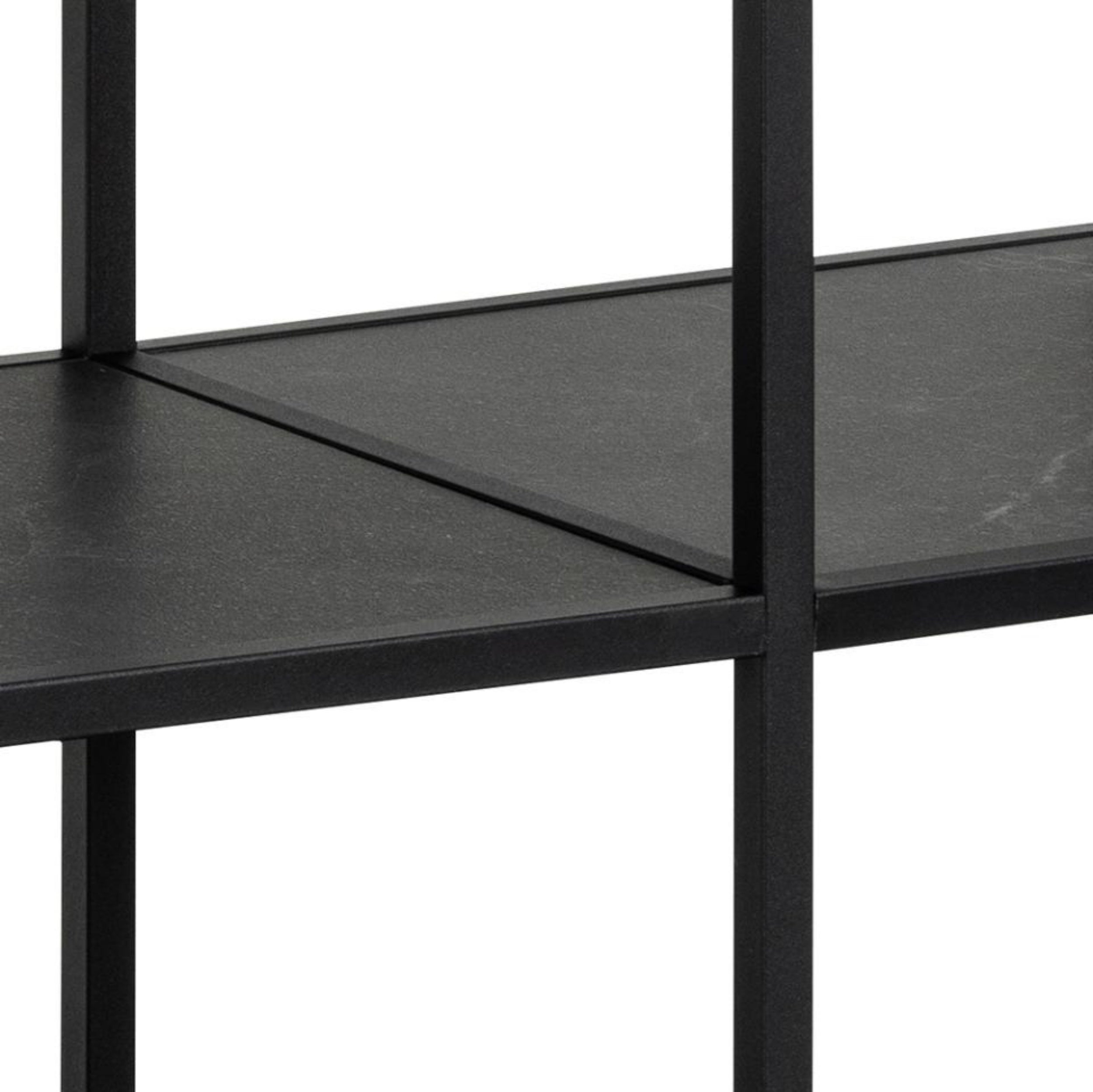 Regał niski Velook metalowy 83 cm - styl industrialny