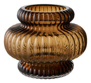 Wazon szklany Coveric 16 cm brązowy