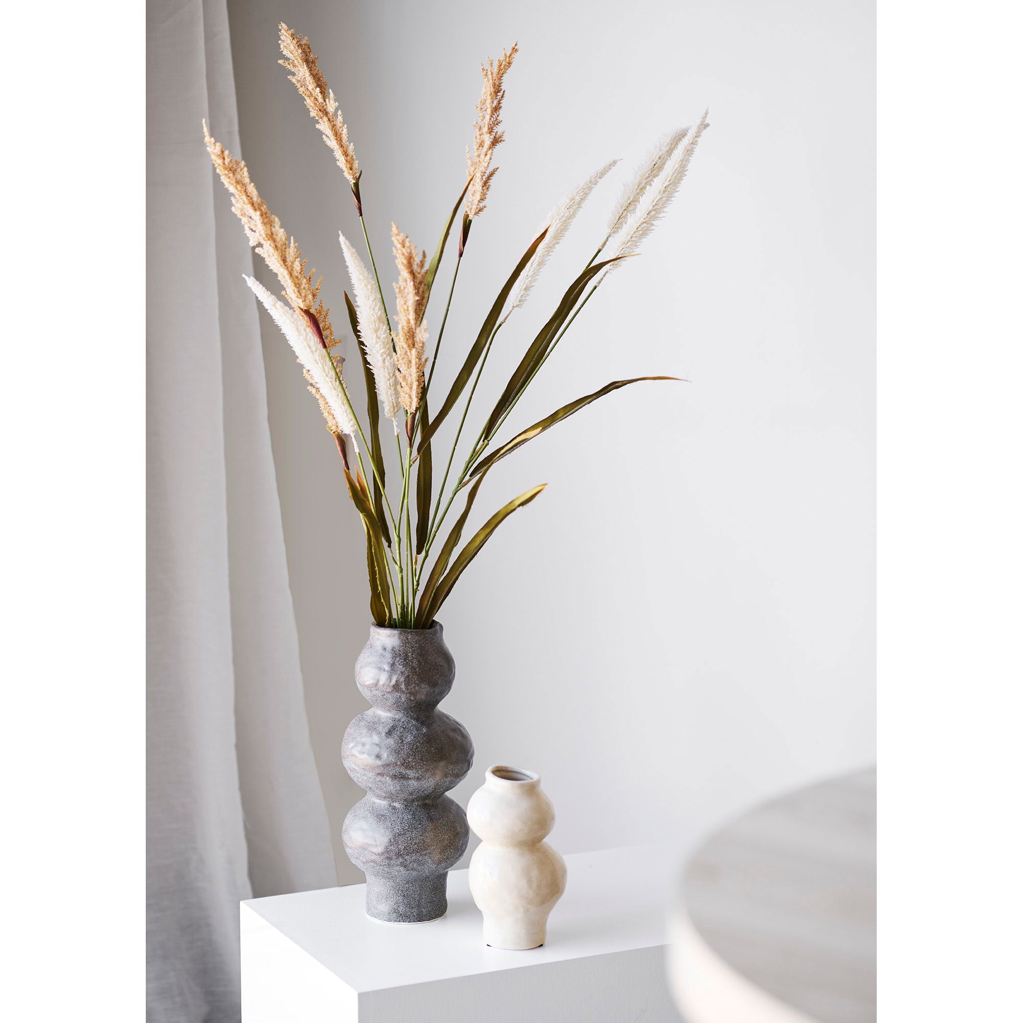 Wazon ceramiczny Hipply 19,5 cm beżowy