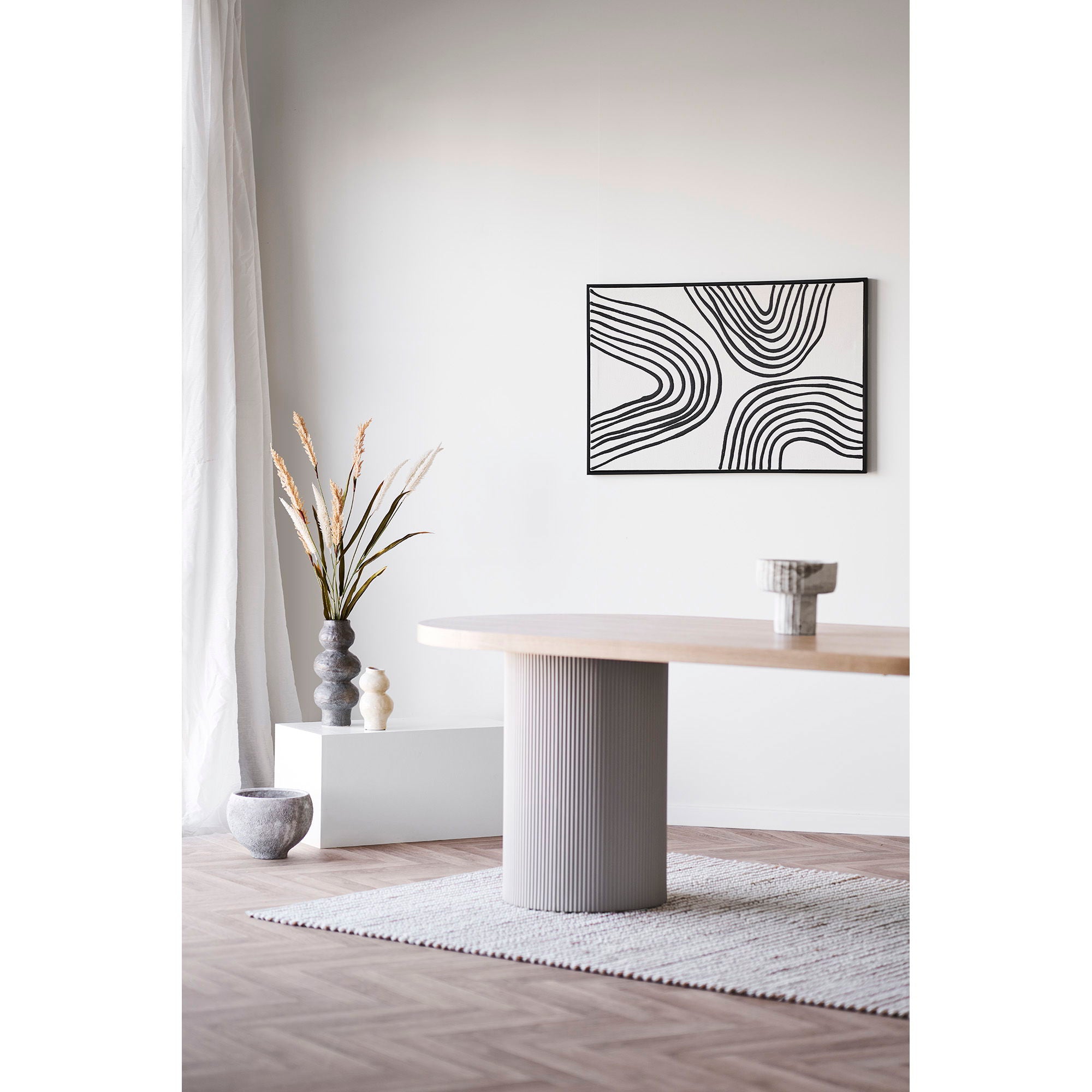 Wazon ceramiczny Hipply 19,5 cm beżowy