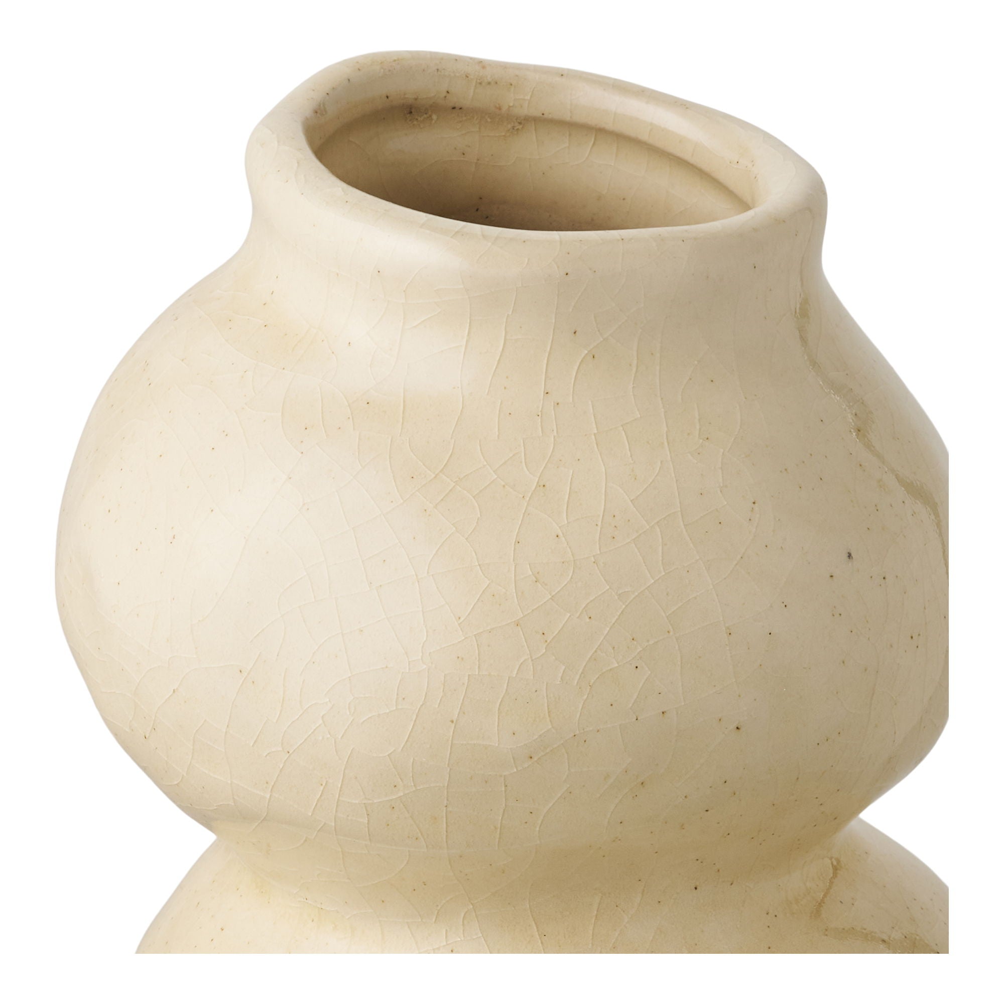 Wazon ceramiczny Hipply 19,5 cm beżowy