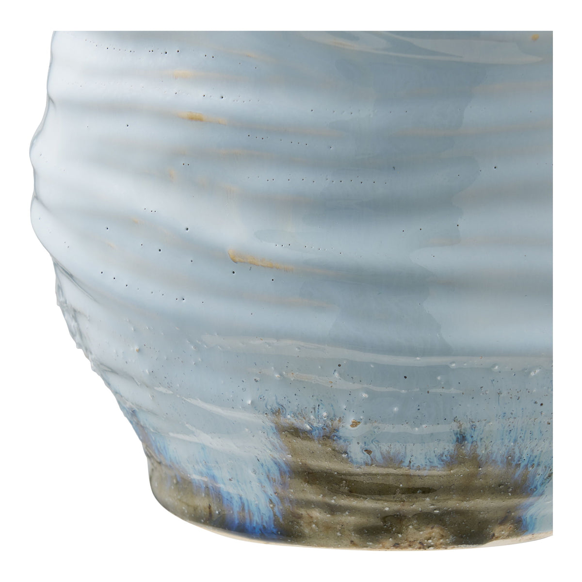 Wazon Uvesine ø19,5x22,5 cm jasnoniebieski - materiał ceramika