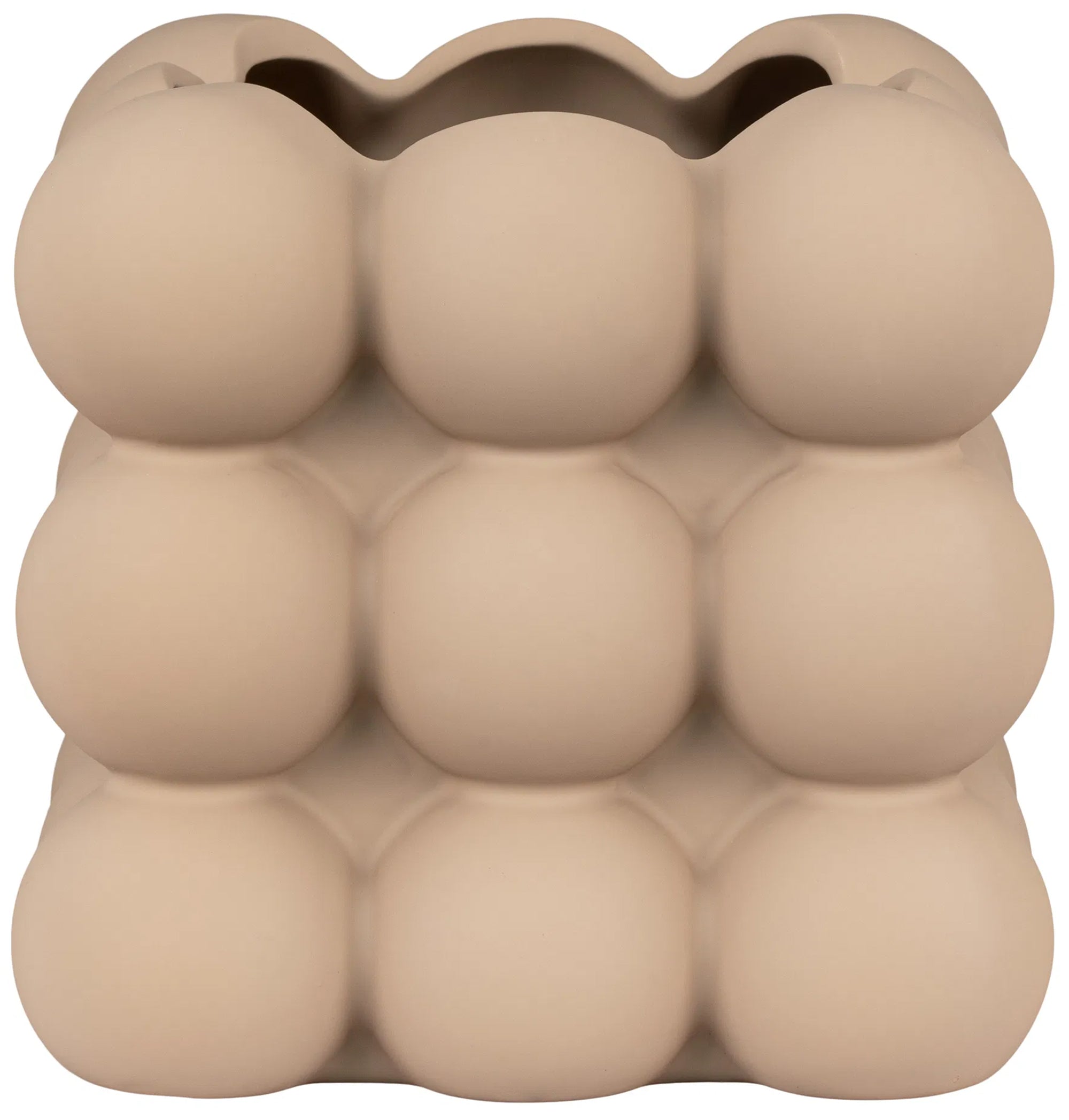 Osłonka na doniczkę Imully ceramiczna brązowa