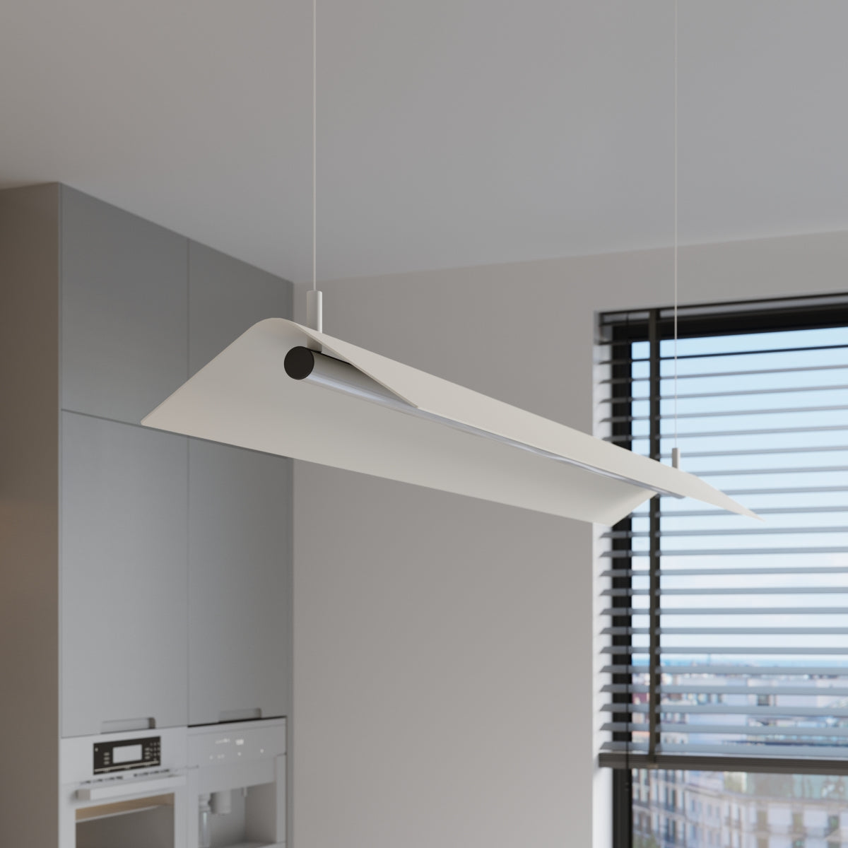 Lampa wisząca Elva LED biała 4000K