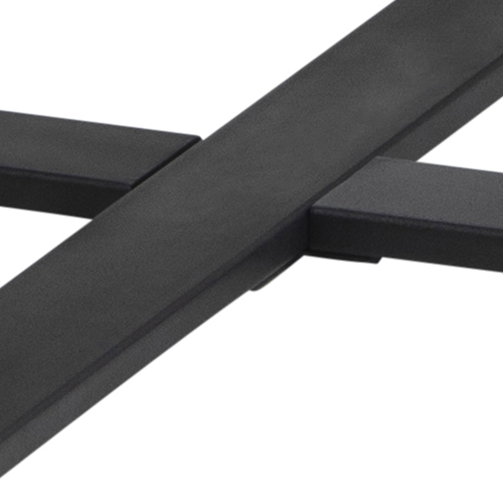 Stół Adhafera czarny średnica 110 cm - szerokość 110 cm