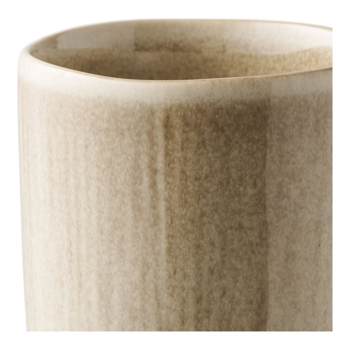 Zestaw Viola kubków ø8x9,5 cm ceramiczne beżowe - styl klasyczny