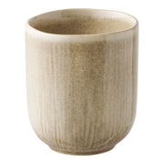 Zestaw 4 kubków Viola ø8x9,5 cm ceramiczne beżowe