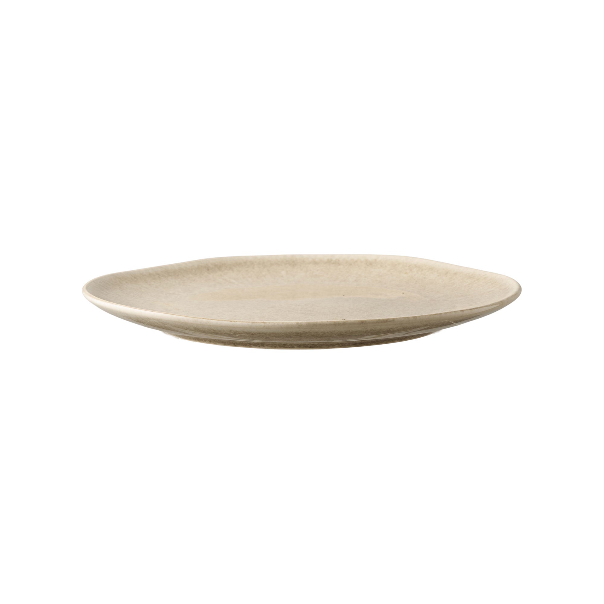 Zestaw 4 talerzy Viola ø21 cm ceramiczne beżowe