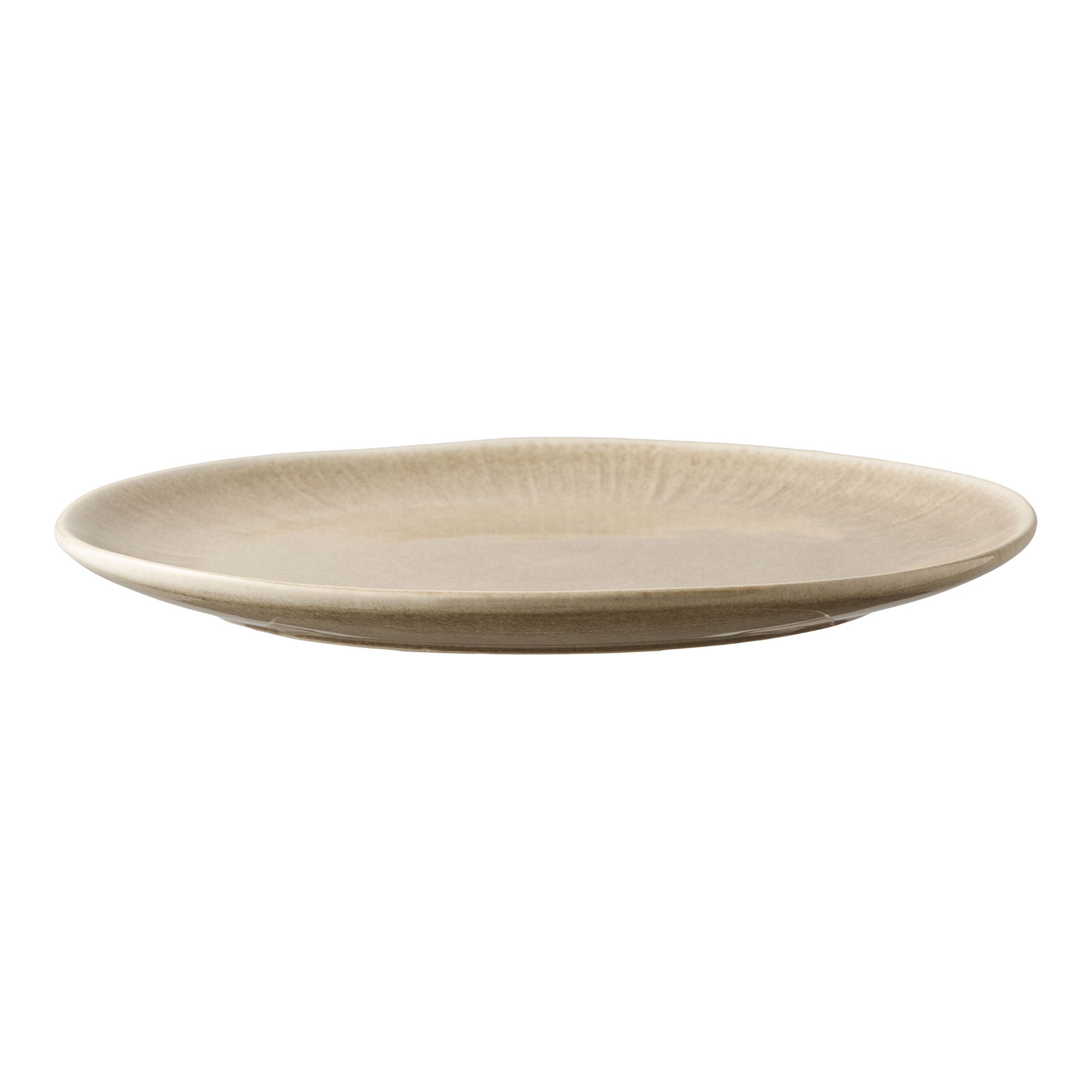 Zestaw 4 talerzy obiadowych Viola ø27 cm ceramiczne beżowe