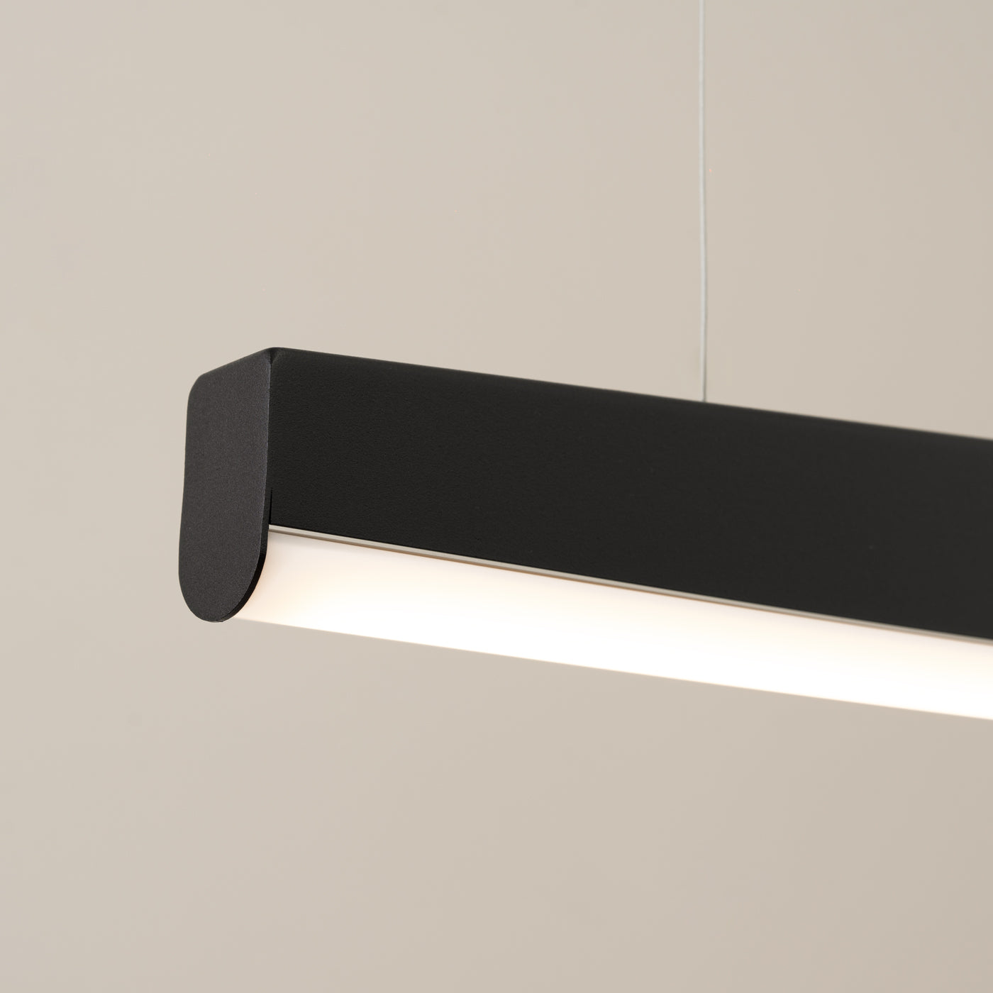 Lampa wisząca Jorun LED 150 cm czarna 3000K