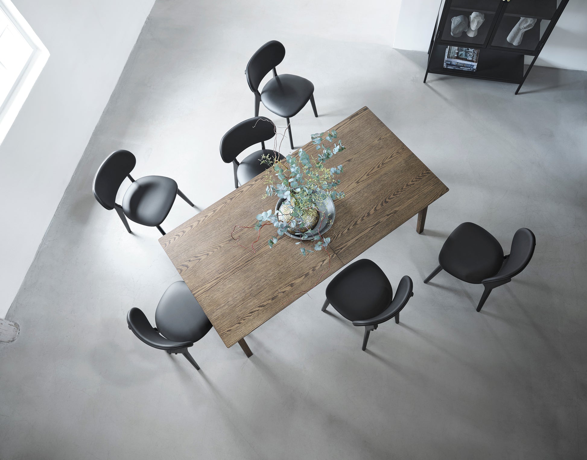 Stół rozkładany Qulize 190-290 cm dąb palony - materiał drewno
