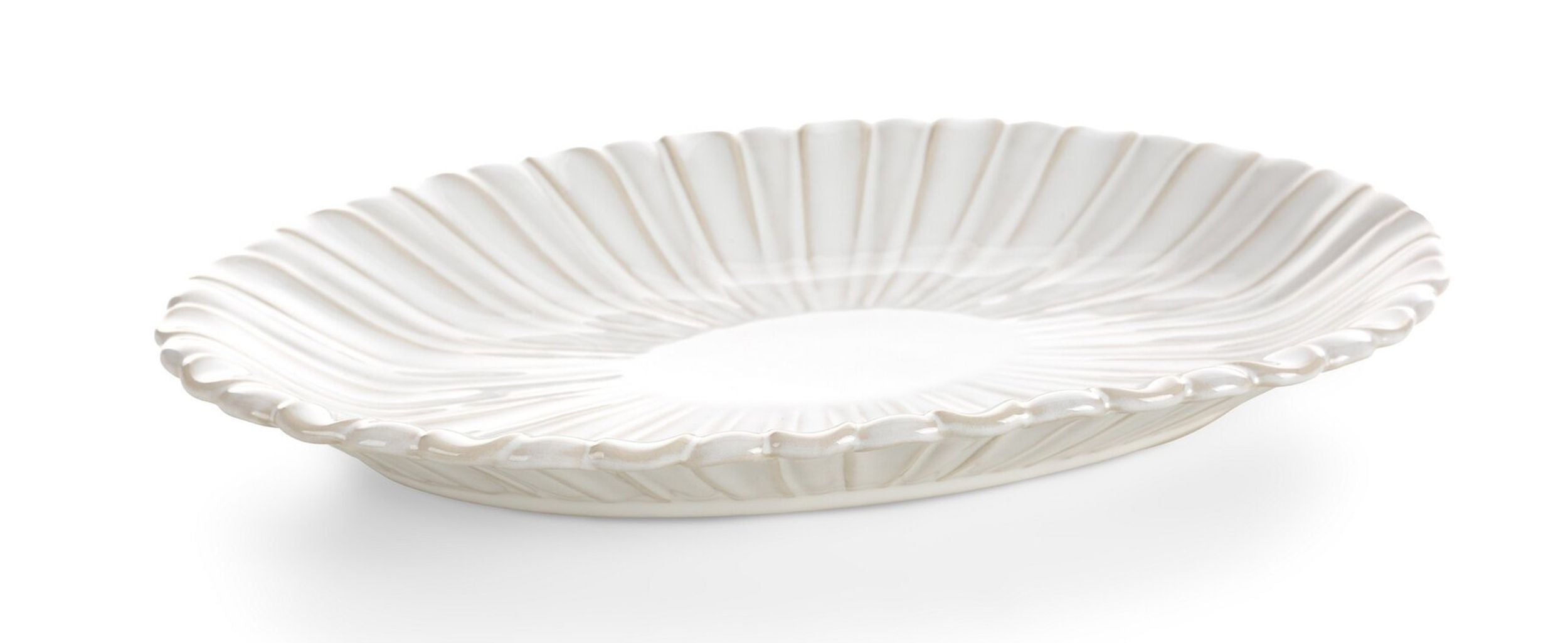 Patera Avril 31 cm kremowa