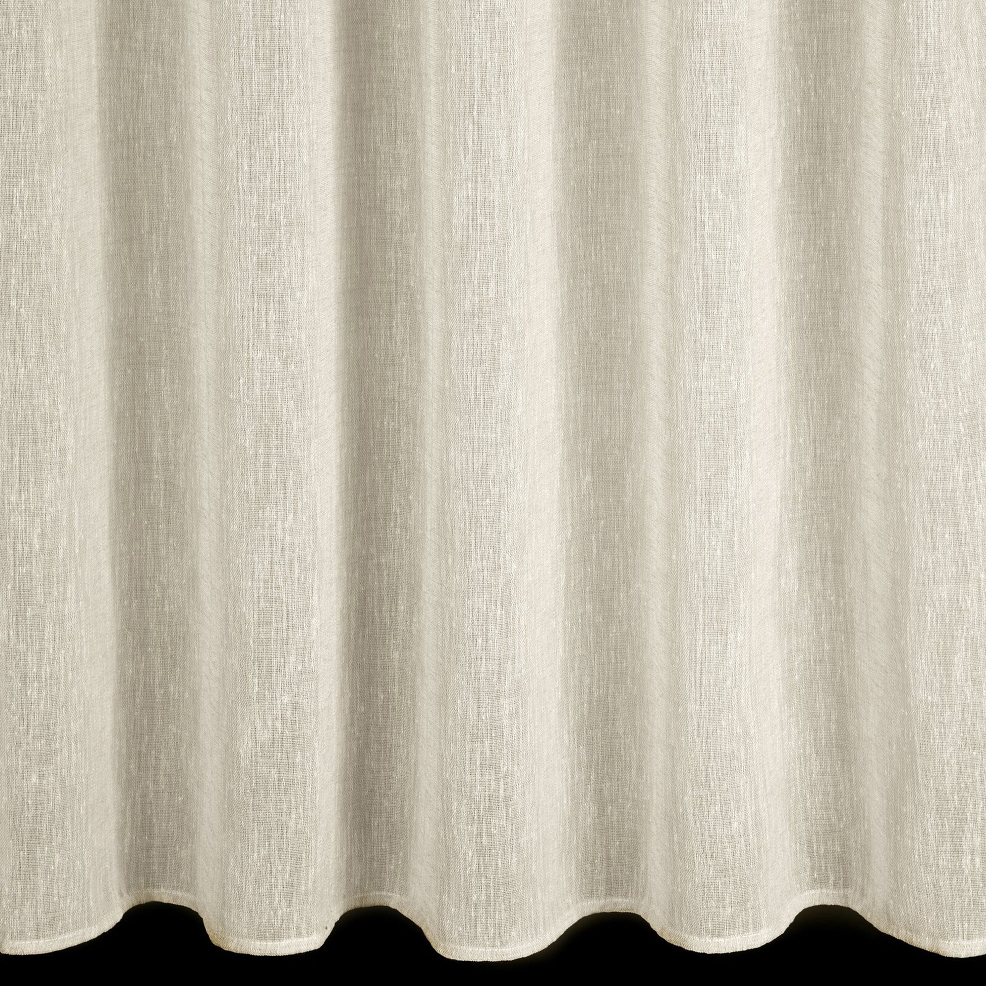 Zasłona Angelica na taśmie 140x270 cm beżowa - materiał bawełna