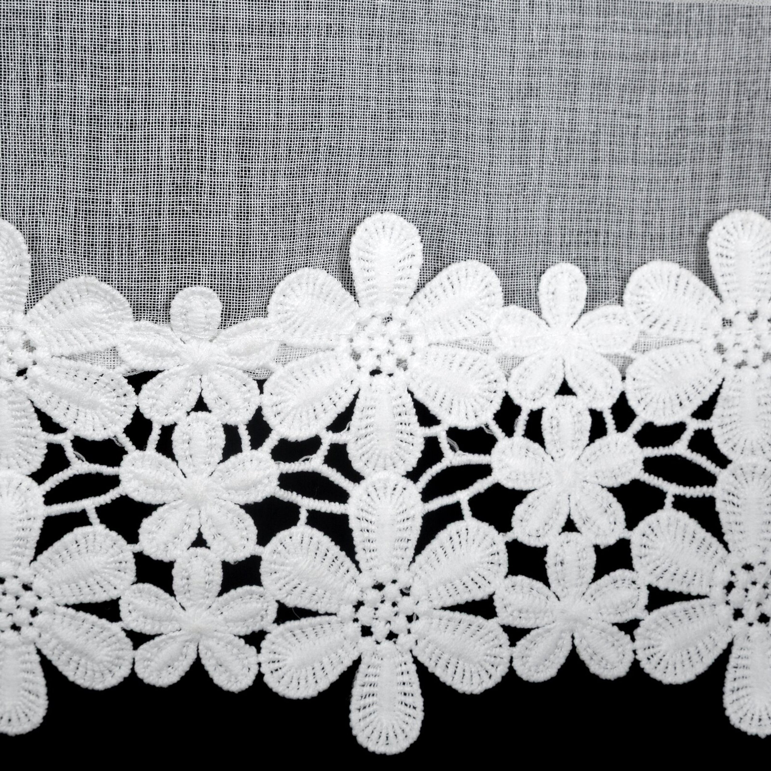 Firanka Kaaja na taśmie 155x350 cm biała