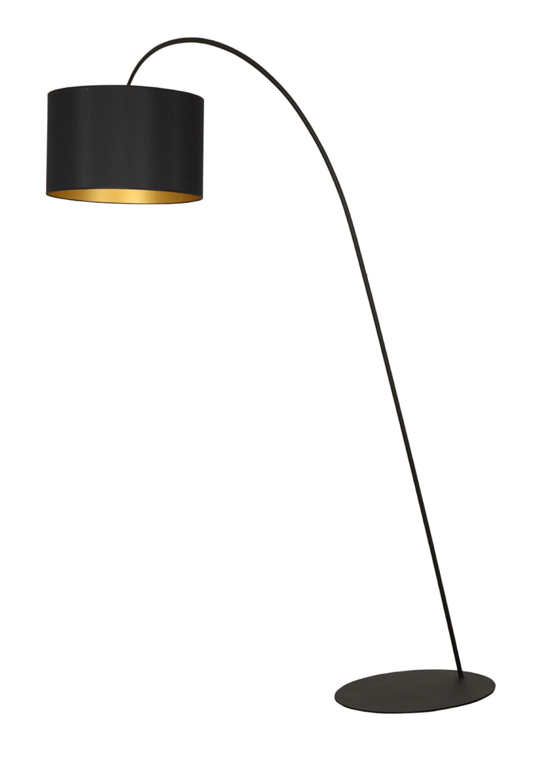 Lampa podłogowa Alice Gold I 189x205 cm czarna