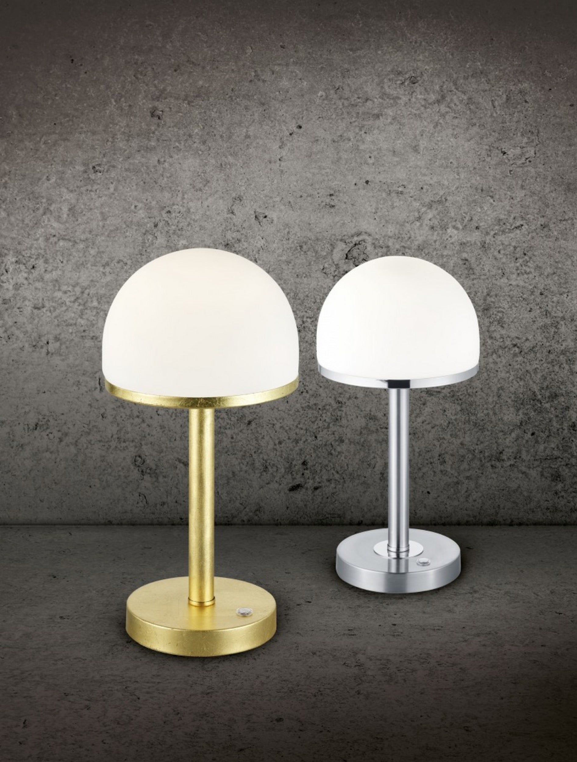 Lampa stołowa Berlin LED biało-srebrna