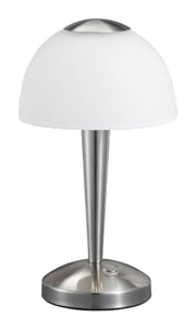 Lampa stołowa Ventura LED biało-srebrna