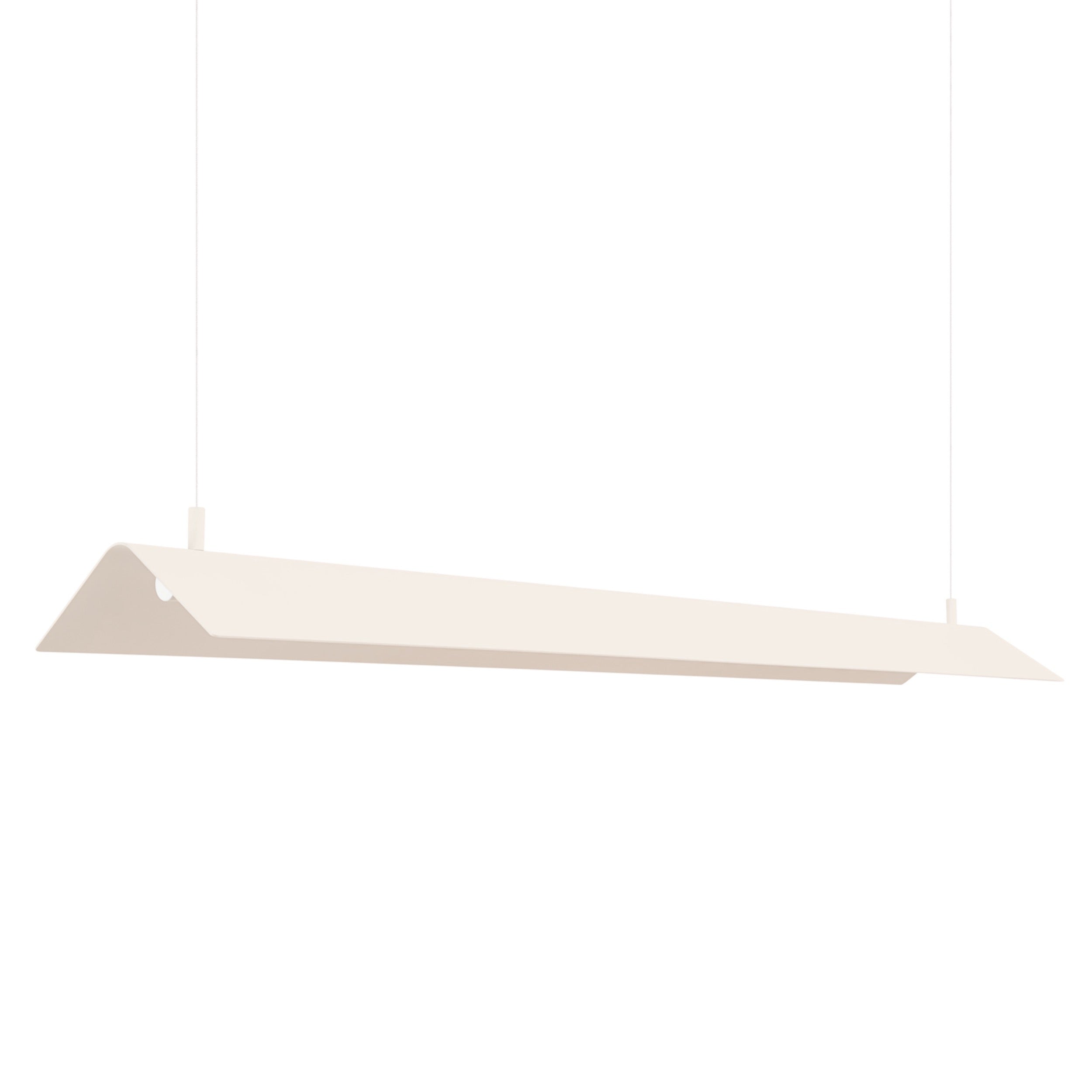 Lampa wisząca Elva beżowa LED barwa ciepła