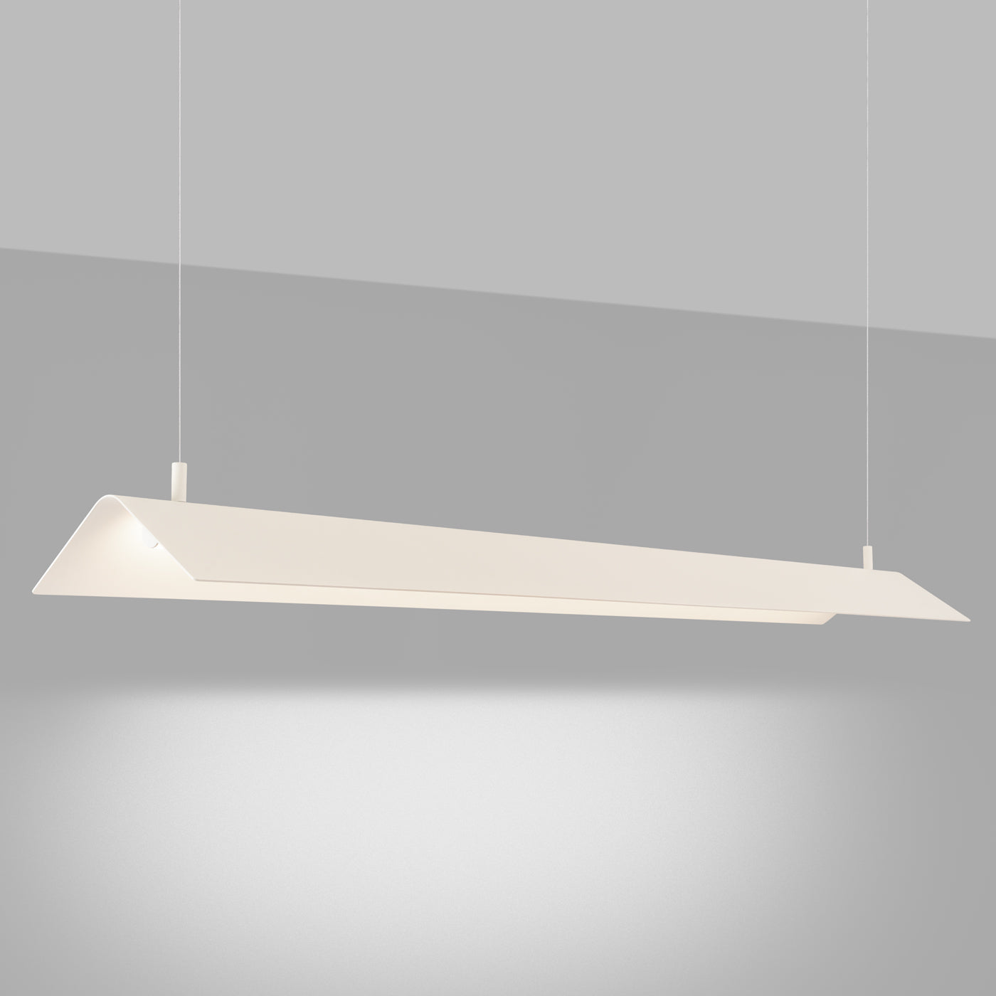 Lampa wisząca Elva LED beżowa 4000K