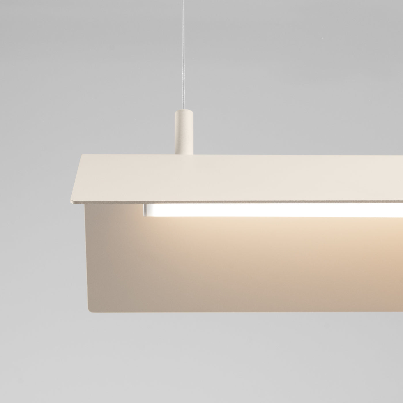 Lampa wisząca Elva LED beżowa 4000K