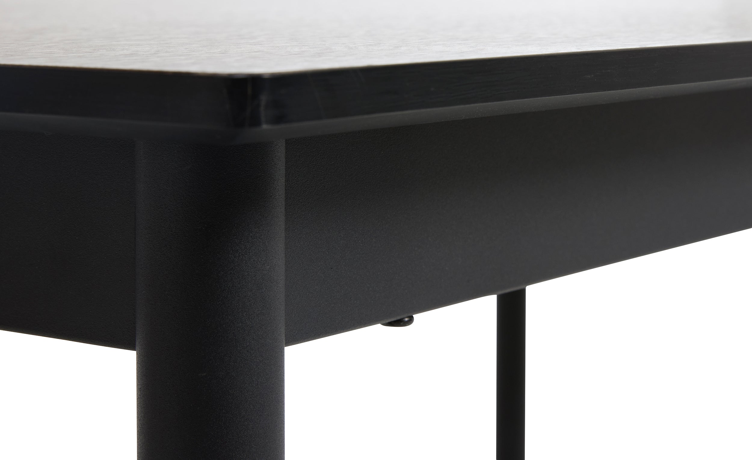 Stół do jadalni Mogest 140x85 cm dąb czarny - materiał płyta meblowa