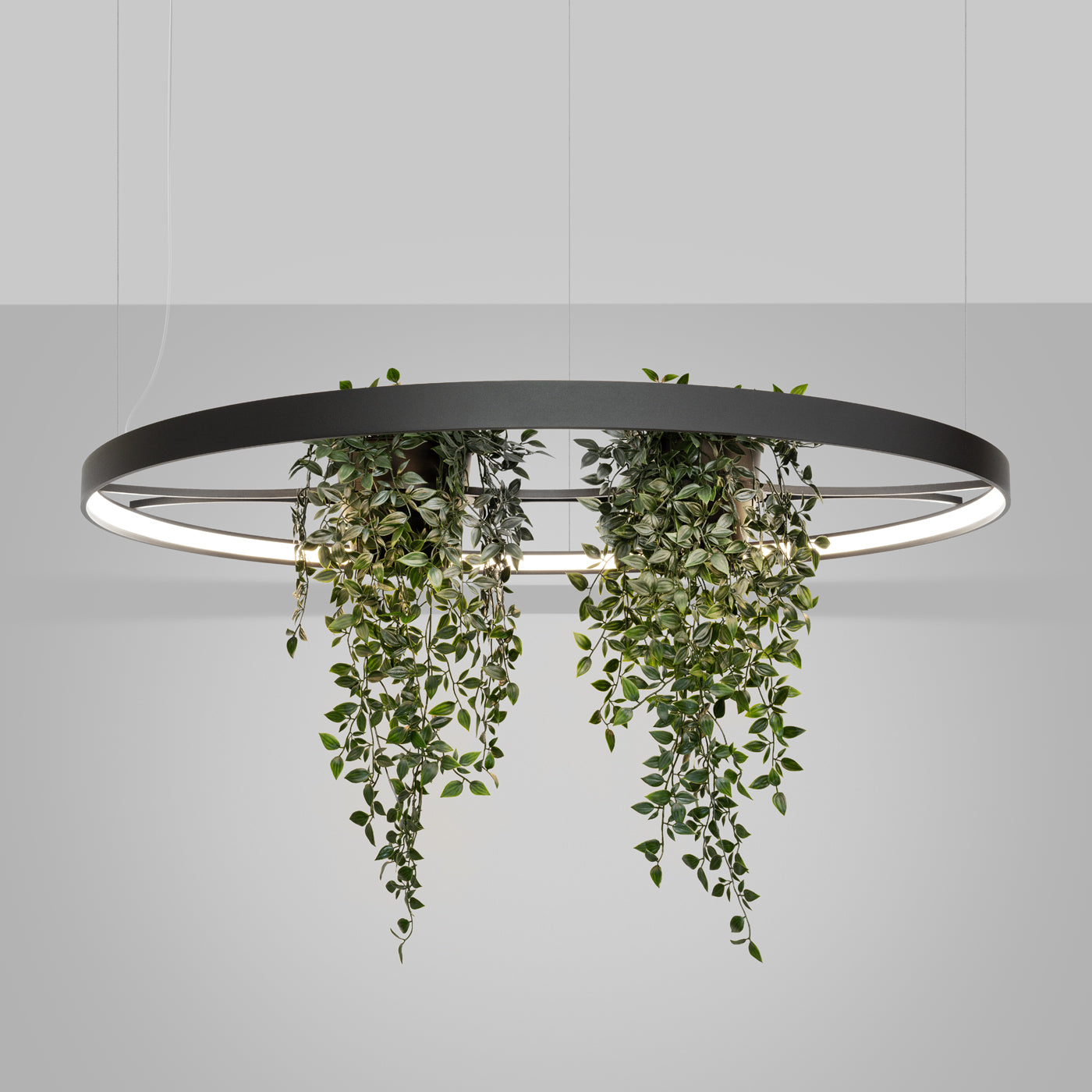 Żyrandol Rio Bio LED 110 cm czarny 4000K