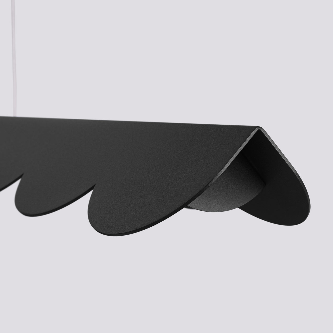 Lampa wisząca Biscuit czarna LED barwa ciepła