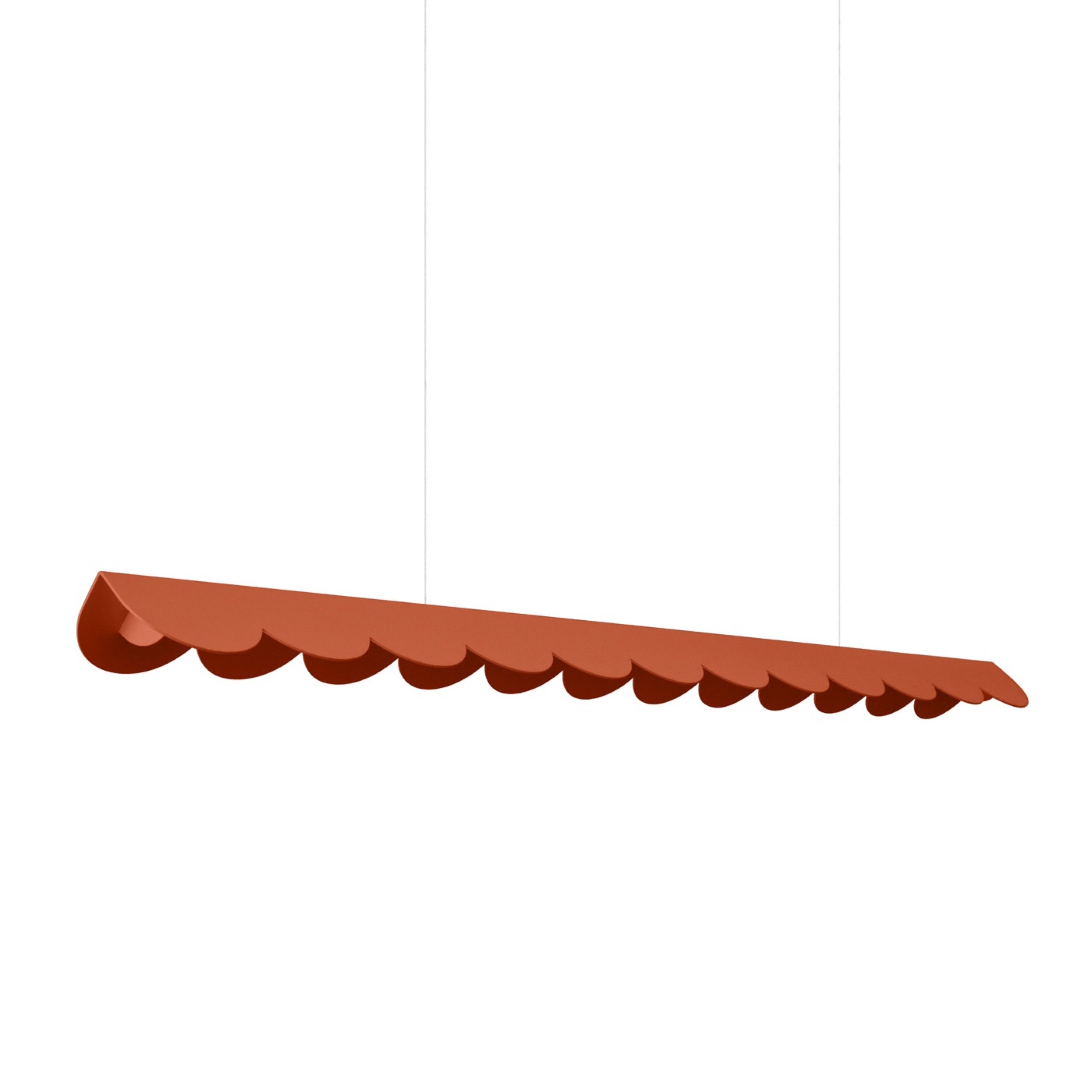 Lampa wisząca Biscuit ochra czerwona LED barwa ciepła