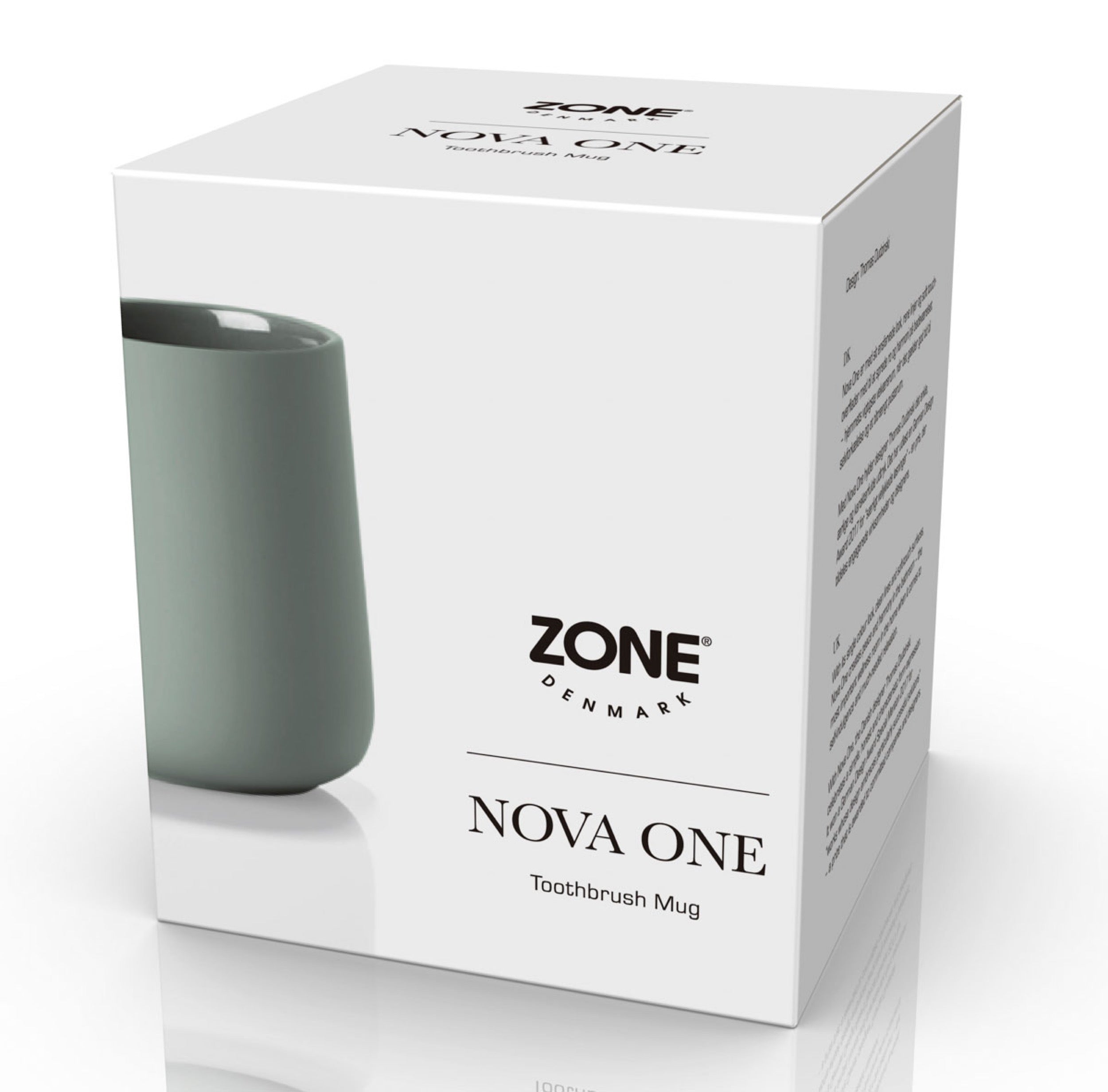 Kubek na szczoteczki do zębów Nova One zielony