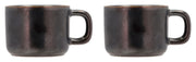 Zestaw 2 kubków do espresso Fjord 100 ml czarne