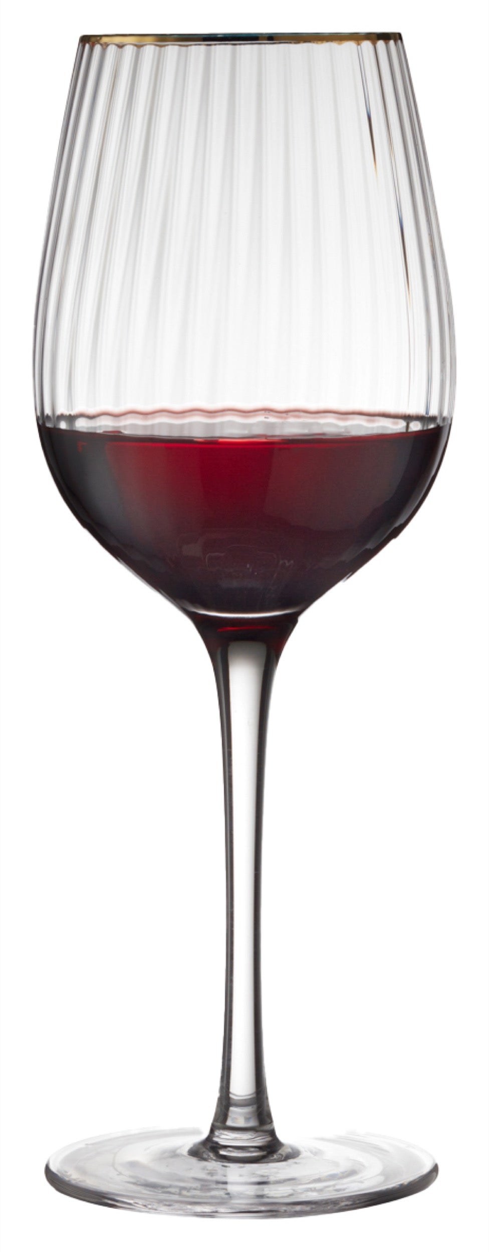 Zestaw 4 kieliszków do czerwonego wina Palermo 400 ml złote