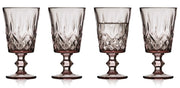 Zestaw 4 kieliszków do wina Sorrento 290 ml różowe