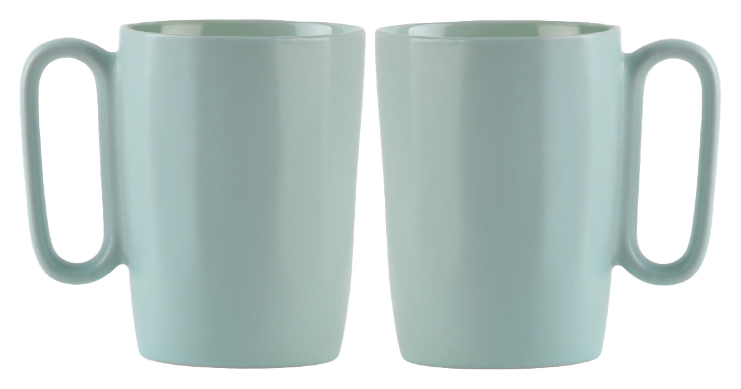 Zestaw 2 kubków Fuori 250 ml ceramiczne miętowe