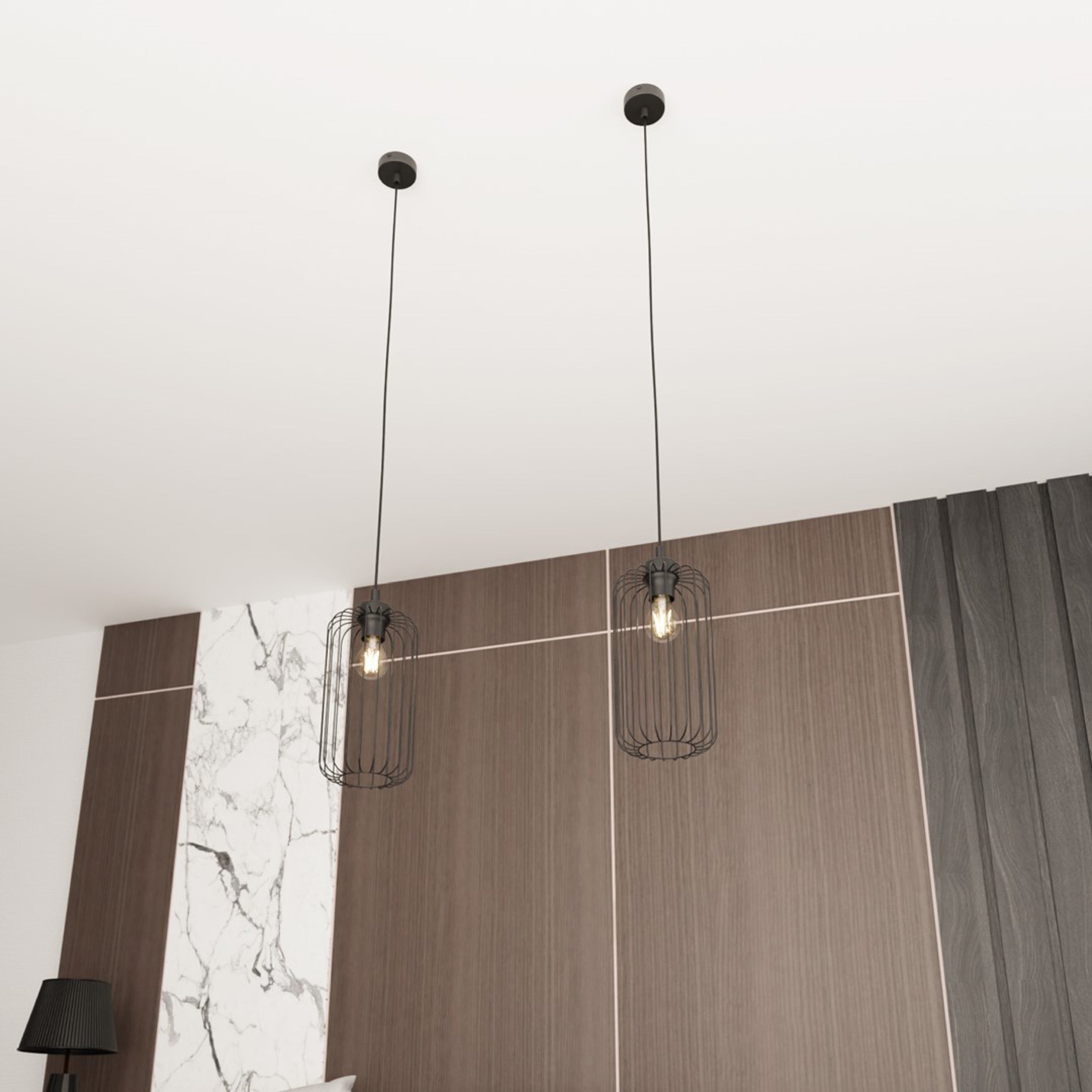 Lampa sufitowa Vander czarna