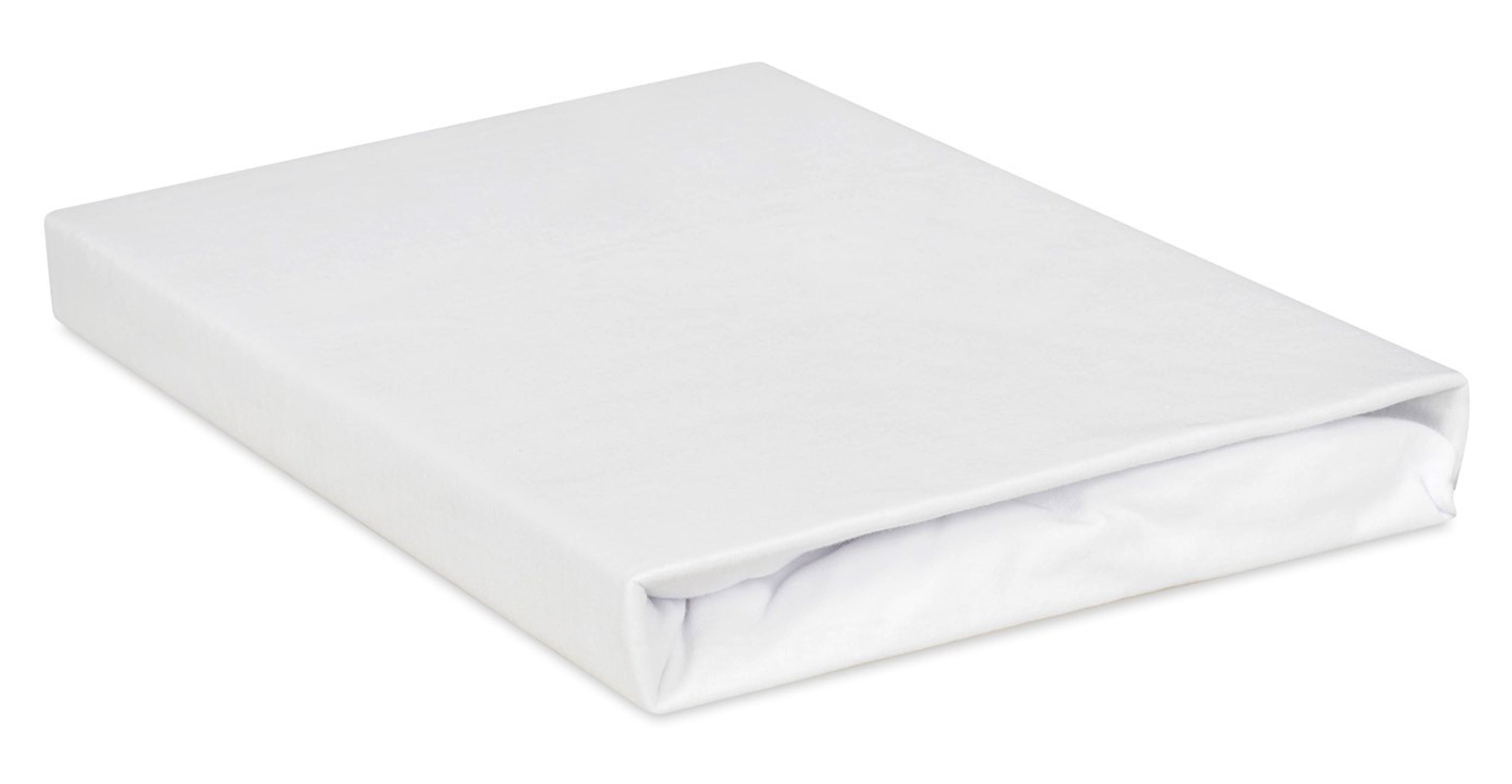 Prześcieradło jersey Herrent z gumą na materac 200x180 cm białe