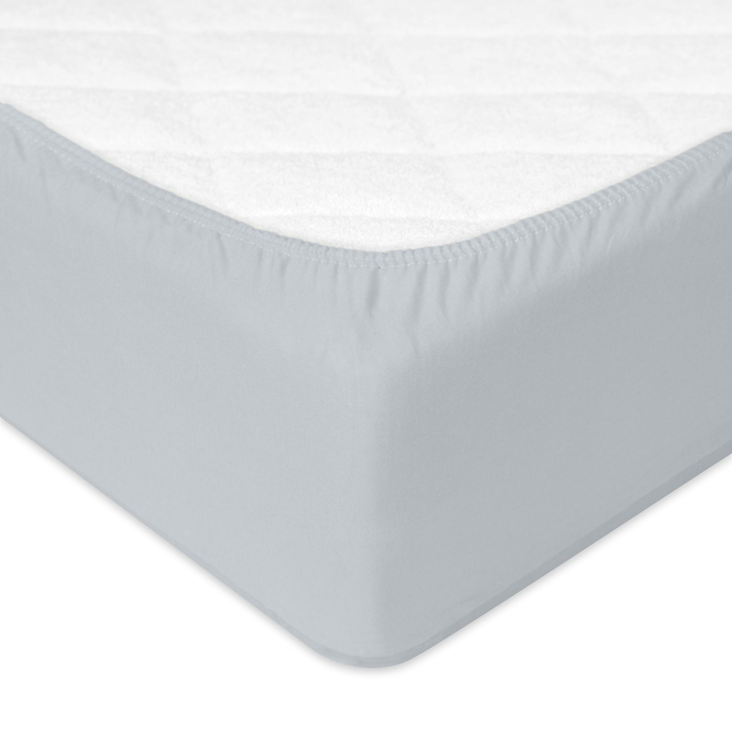 Prześcieradło jersey Herrent z gumą na materac 200x180 cm szare