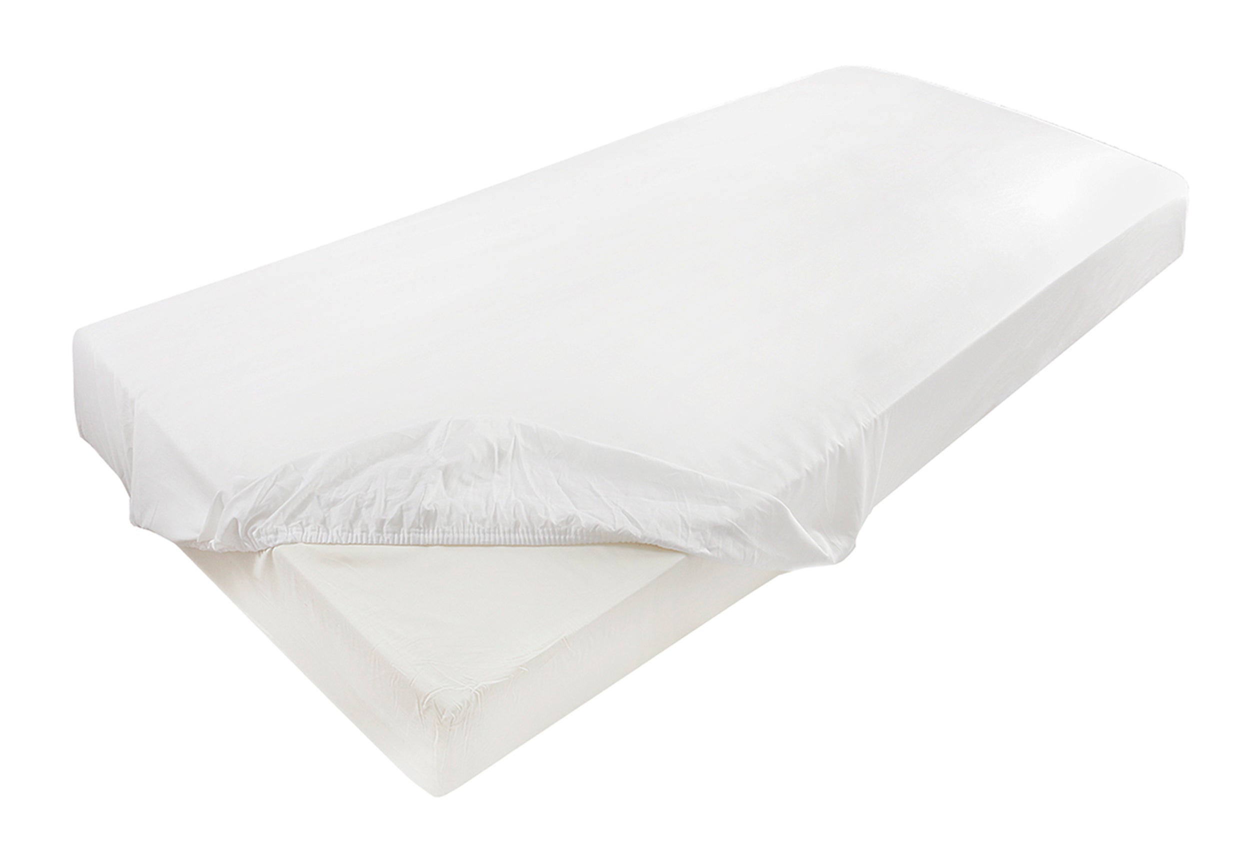 Prześcieradło jersey z lycrą Herrent  z gumą na materac 200x90 cm białe