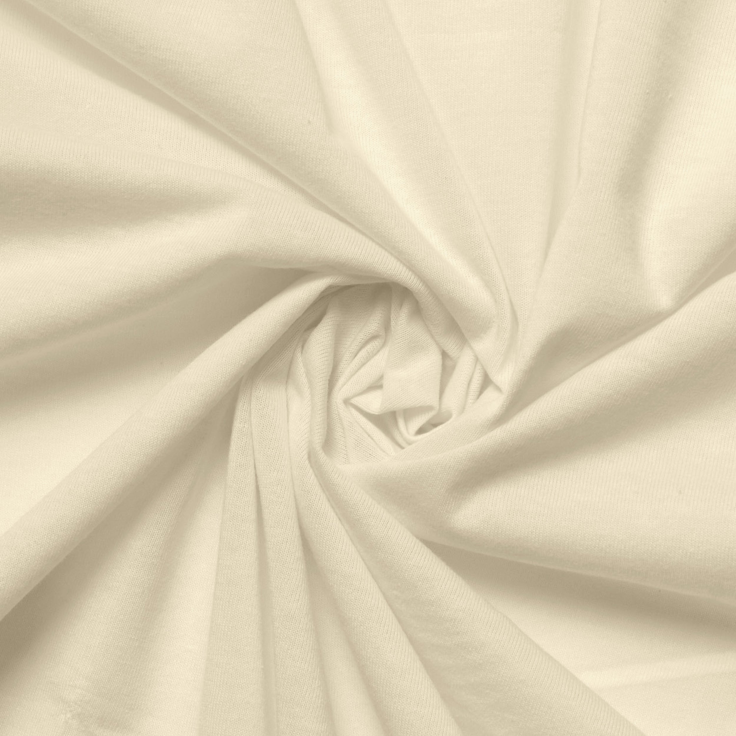 Prześcieradło jersey Herrent z gumą na materac 140x200 cm kremowe