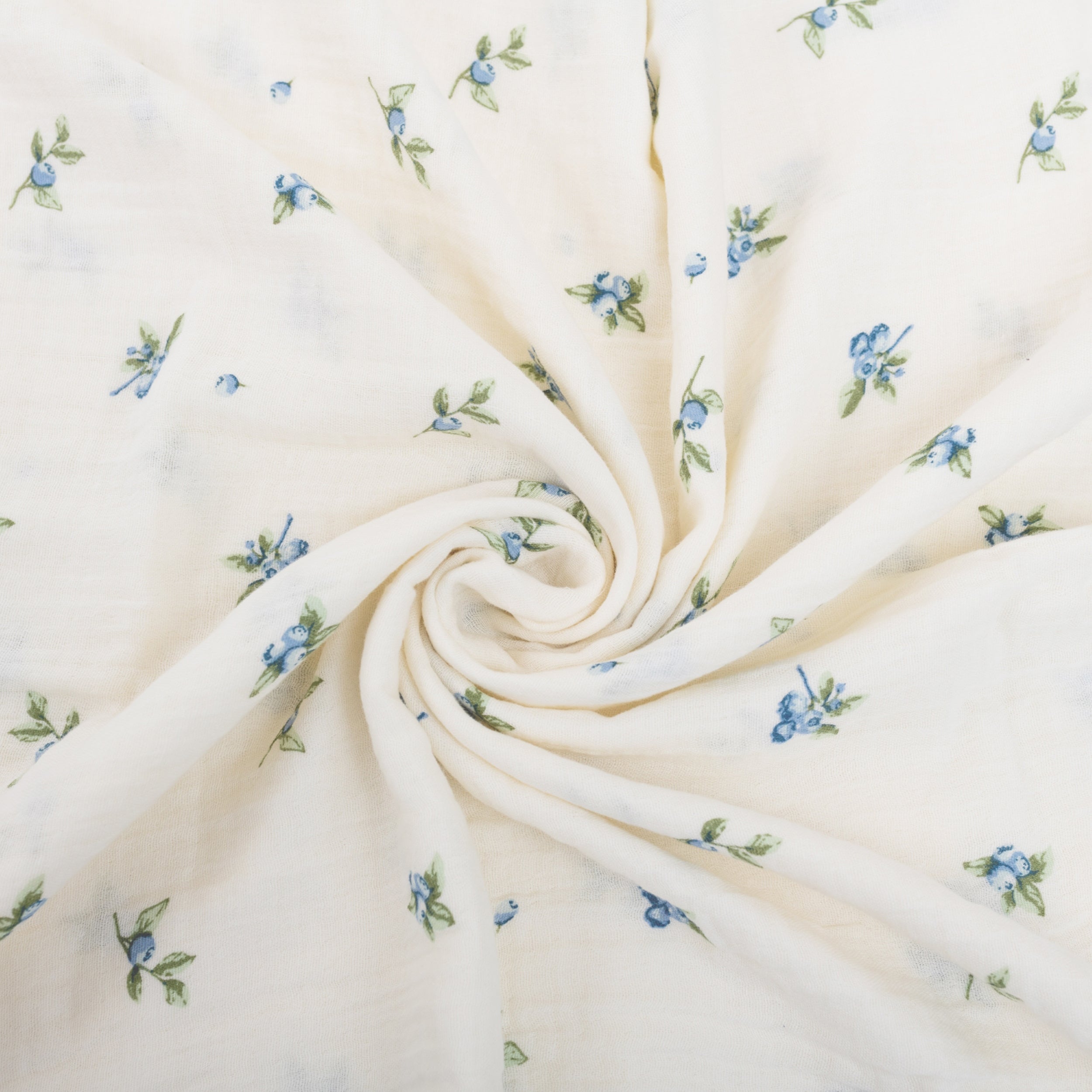 Poszewka na jasiek Muslin biała w jagody 40x40 cm